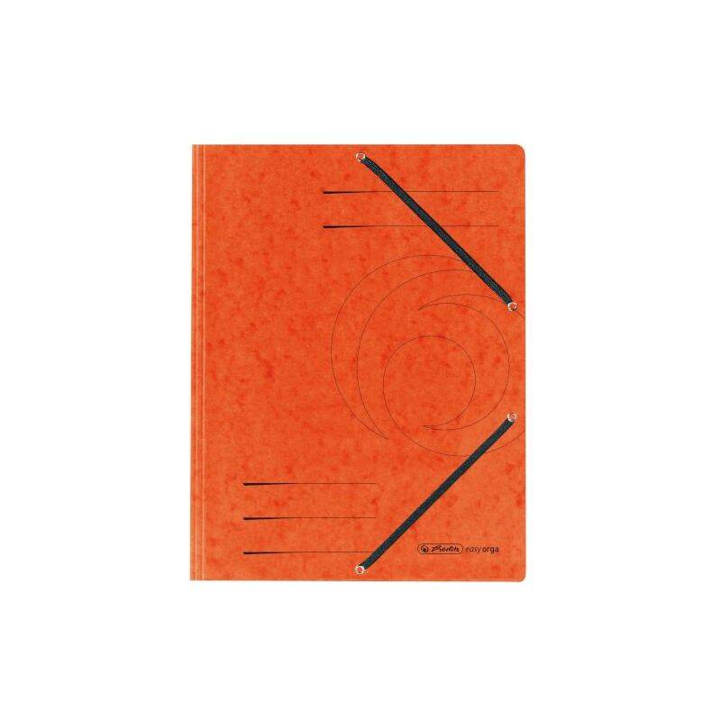 herlitz Eckspannermappe easyorga, DIN A4, orange-0