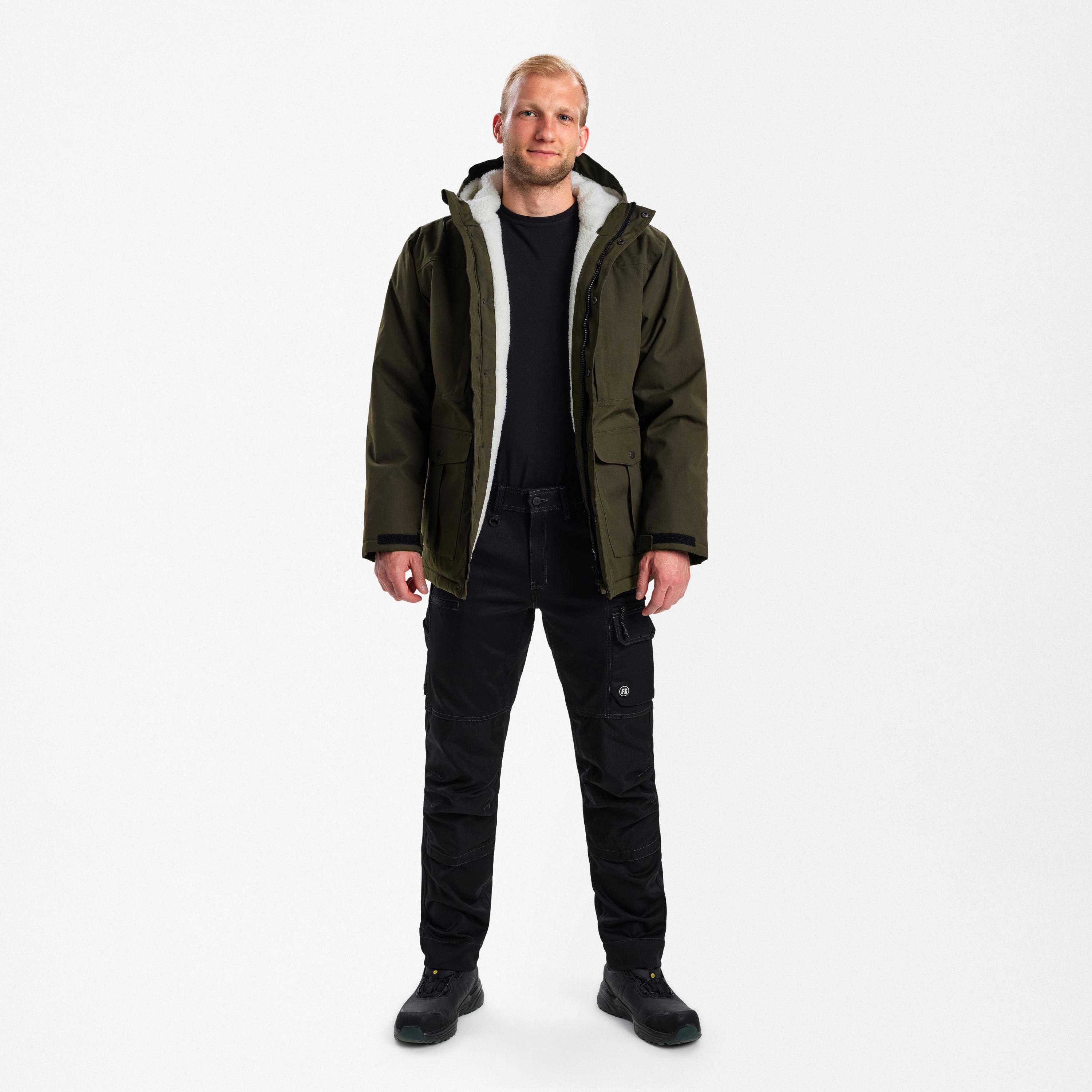 F. Engel Extend Winterjacke Forest Green, Gr. XS