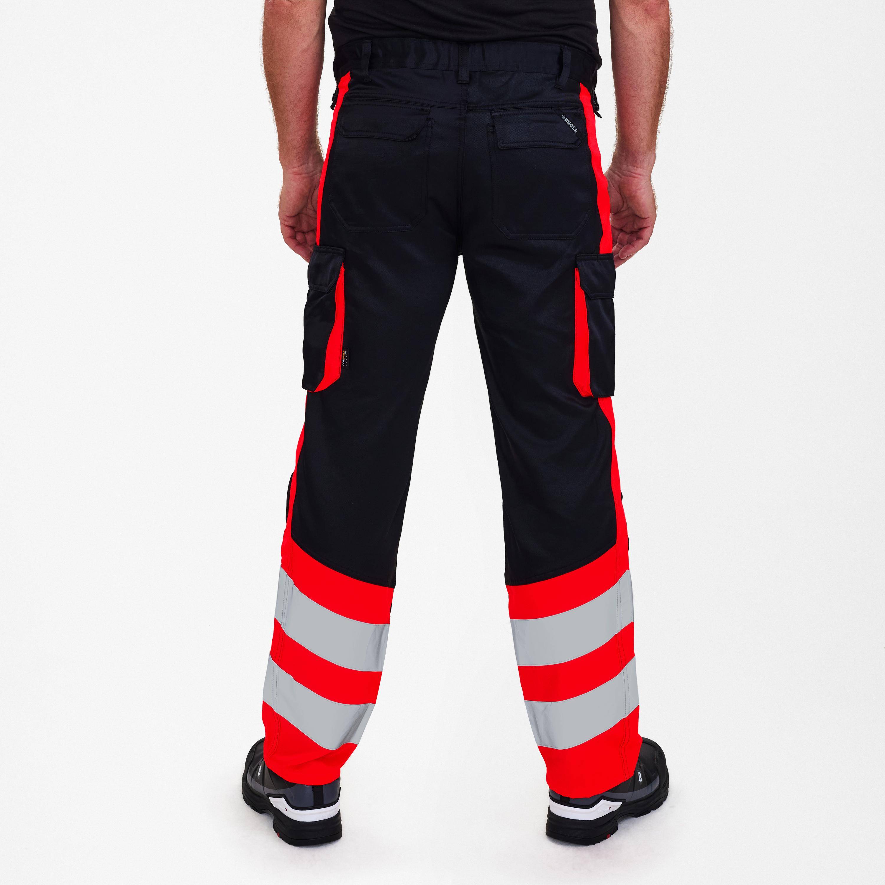 Safety Light Hose, Schwarz/Rot, Gr. 66-2