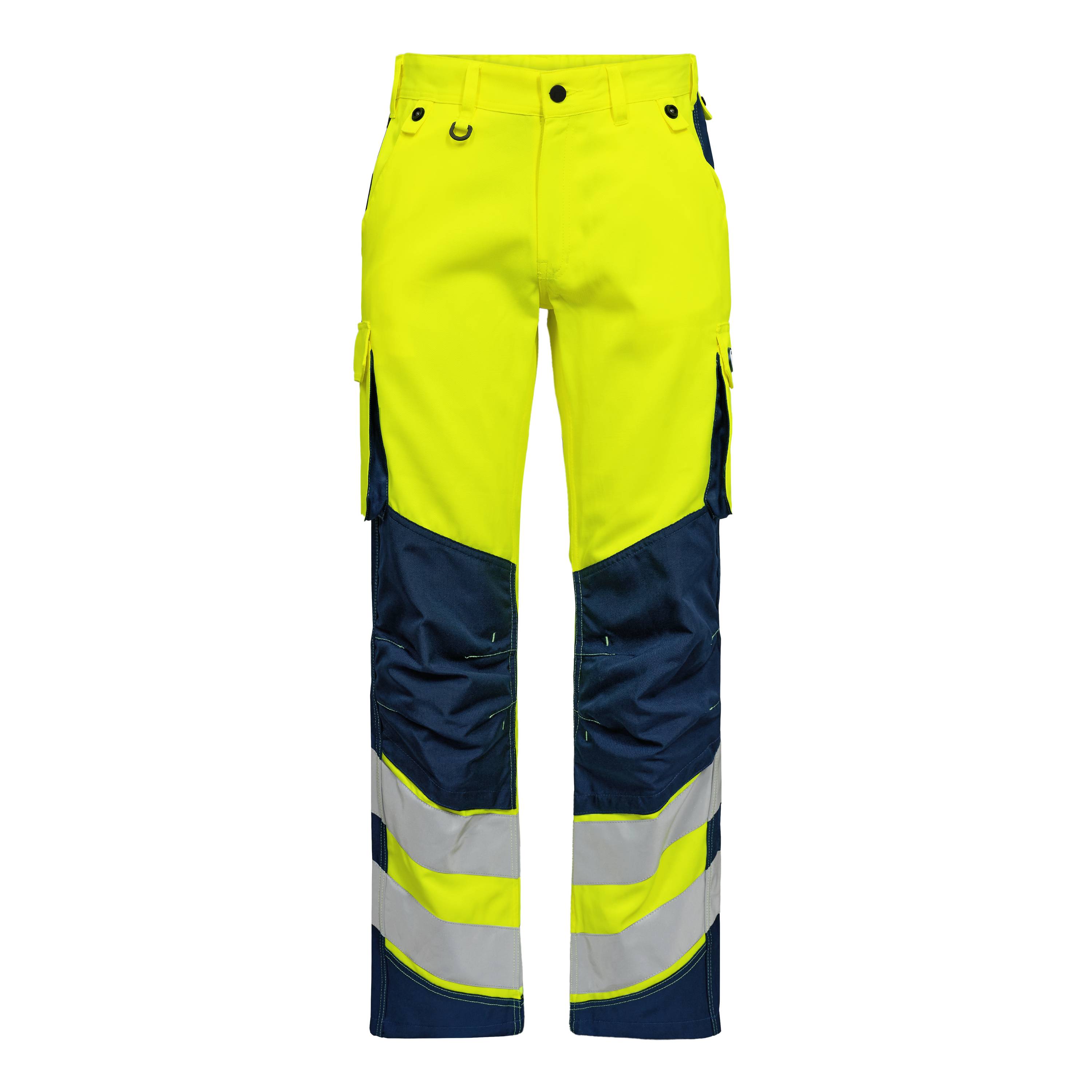 F. Engel Safety Light Arbeitshose Gelb/Blue Ink, Gr. 42-1