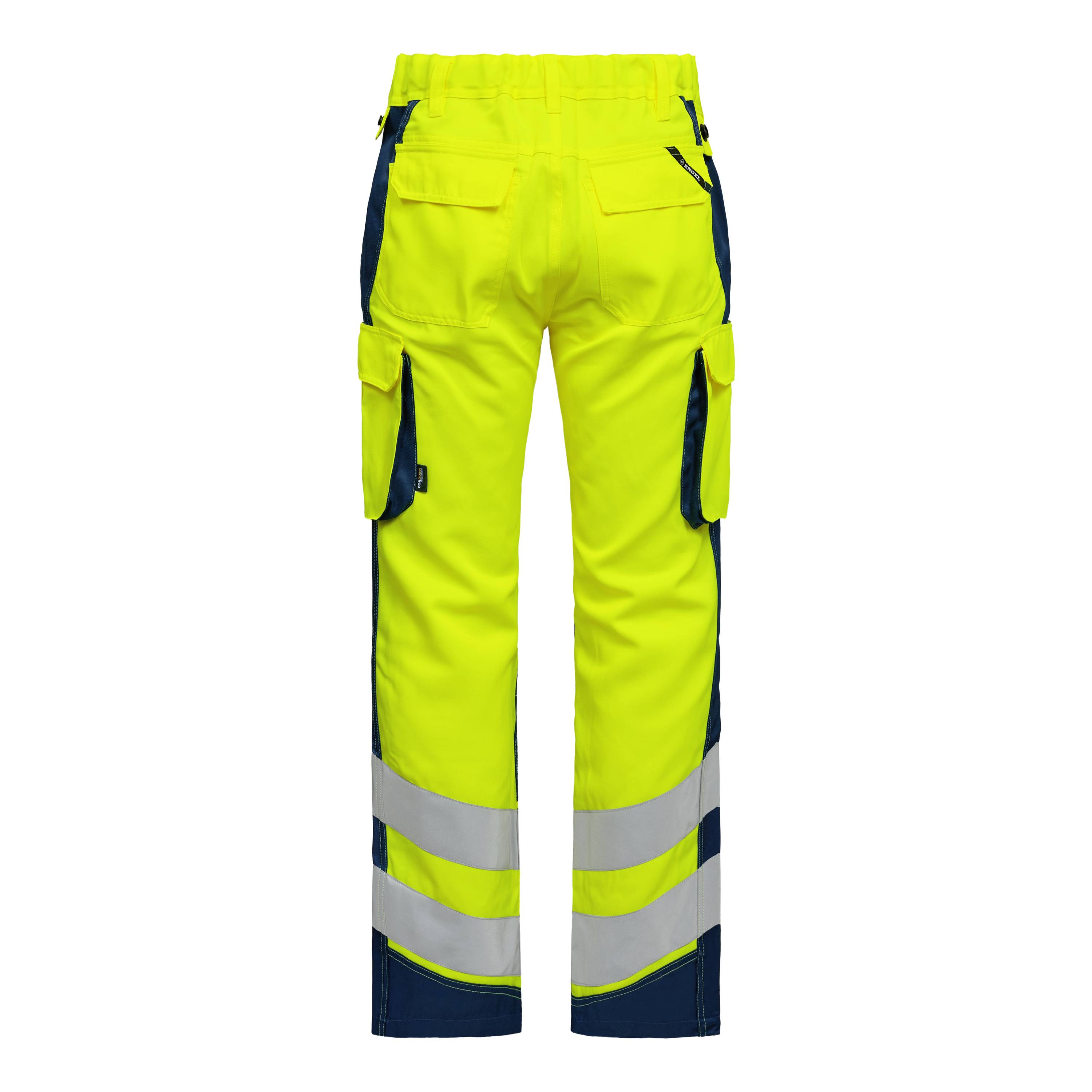 F. Engel Safety Light Arbeitshose Gelb/Blue Ink, Gr. 42-3