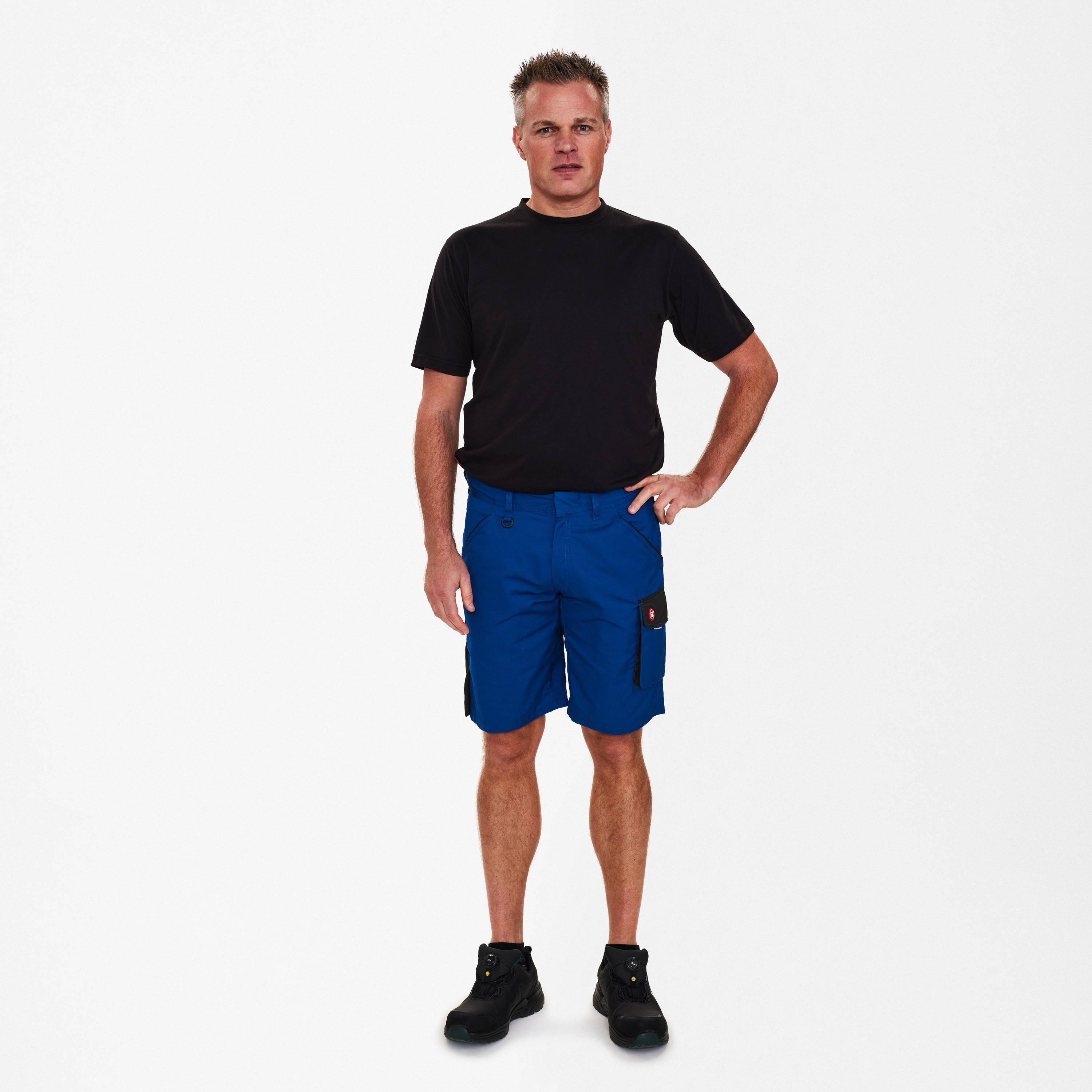 F. Engel Galaxy Light Arbeitsshorts Surfer Blue/Schwarz, Gr. 44-1
