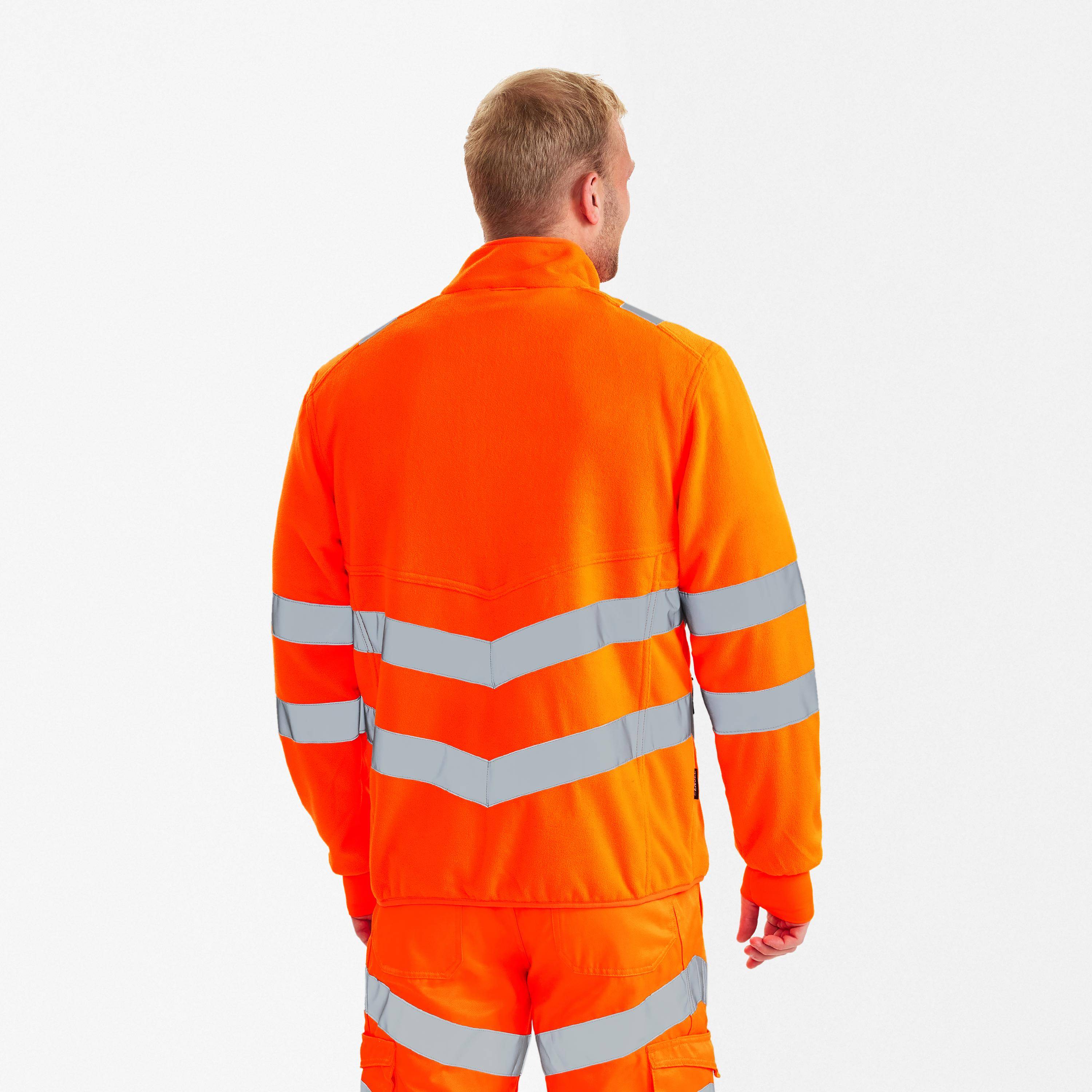 ENGEL Warnschutz Fleecejacke Safety 1192-236-10 Gr. S orange-2