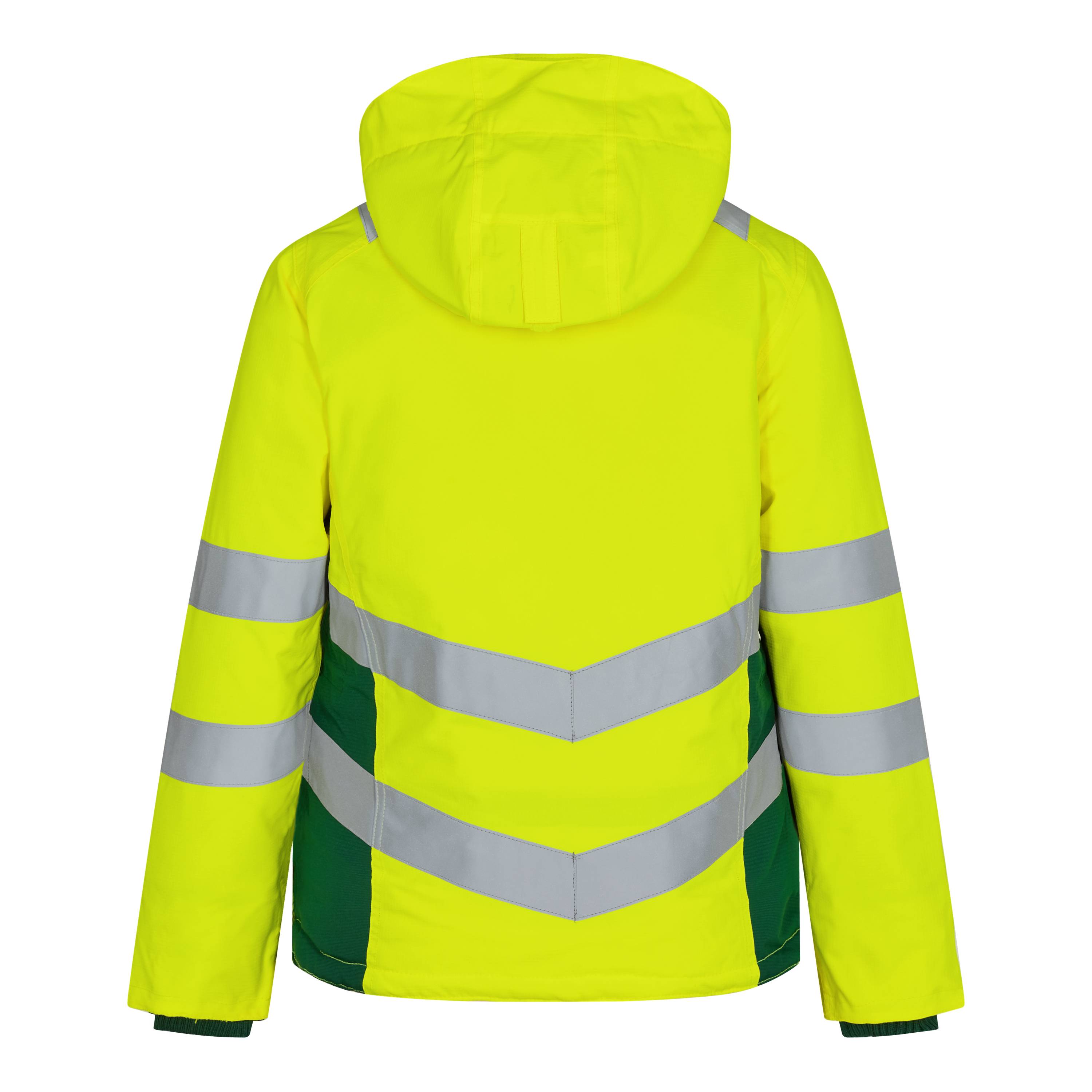 F. Engel Safety Damen Winterjacke Gelb/Grün, Gr. XS-3