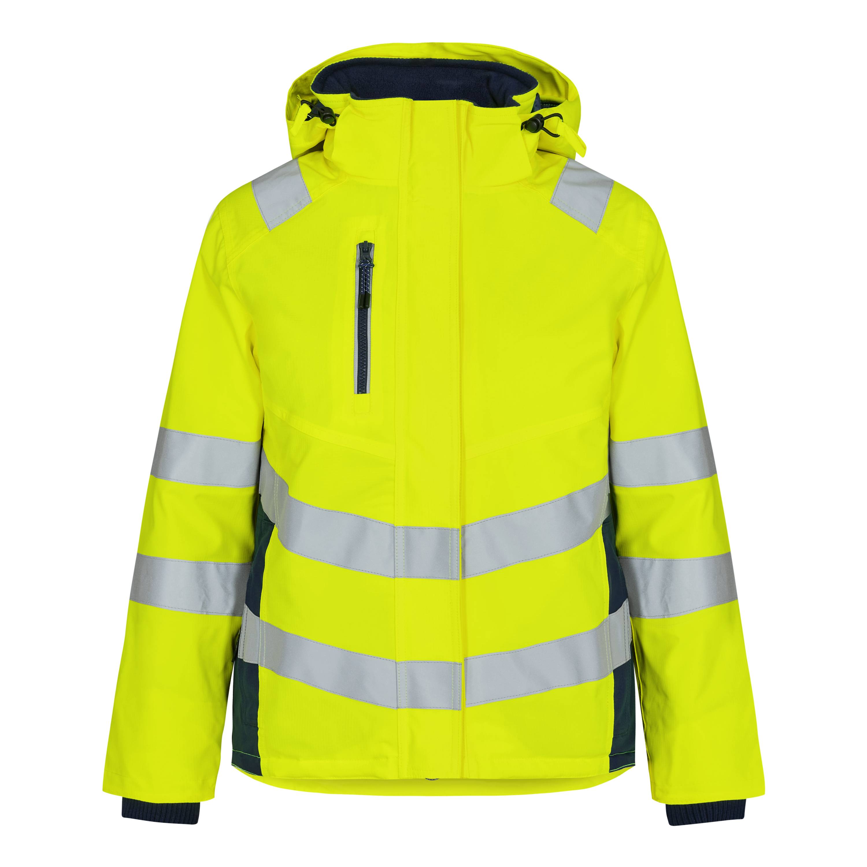 Safety Damen Winterjacke, Gelb/Blue Ink, Gr. XL-1