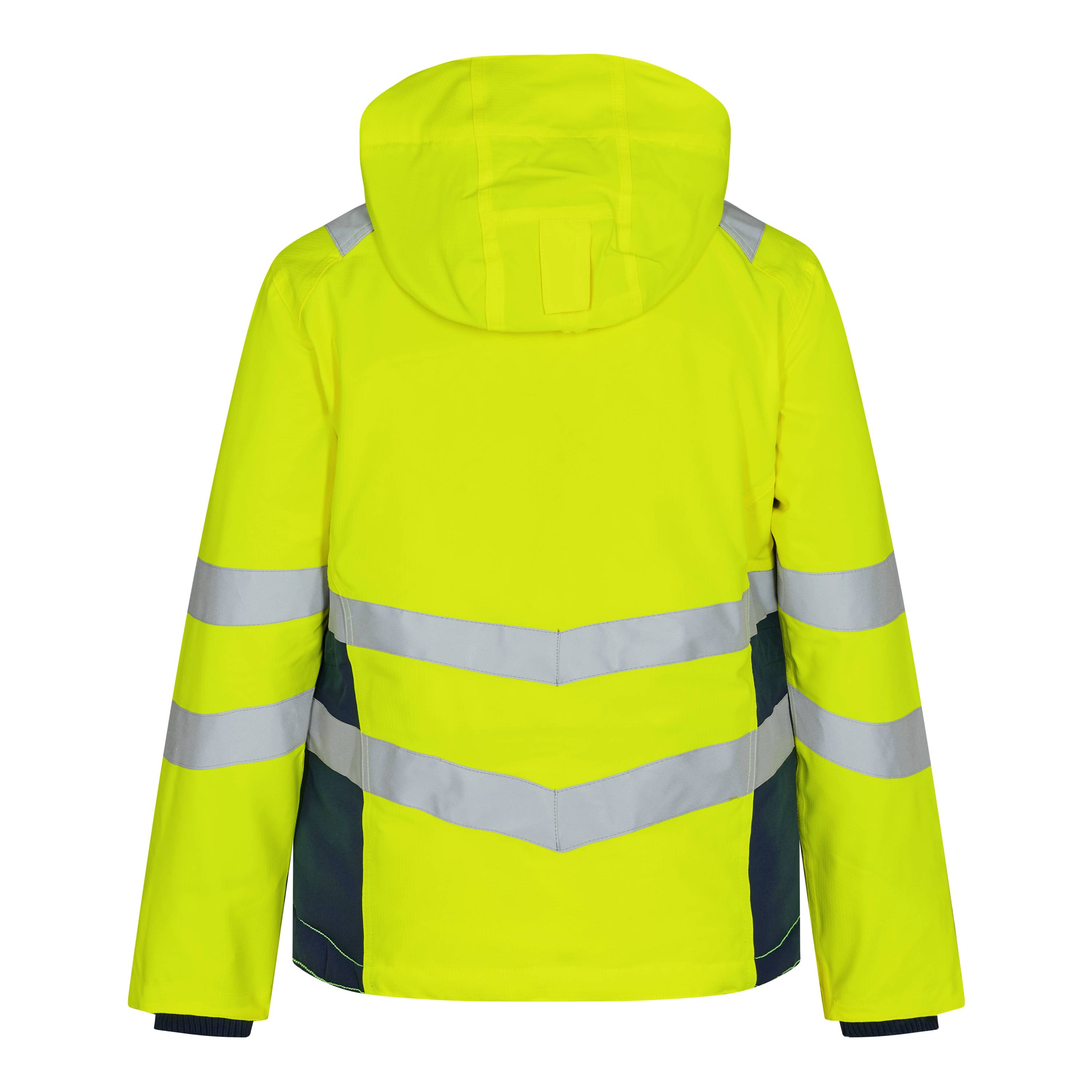 Safety Damen Winterjacke, Gelb/Blue Ink, Gr. XL-3