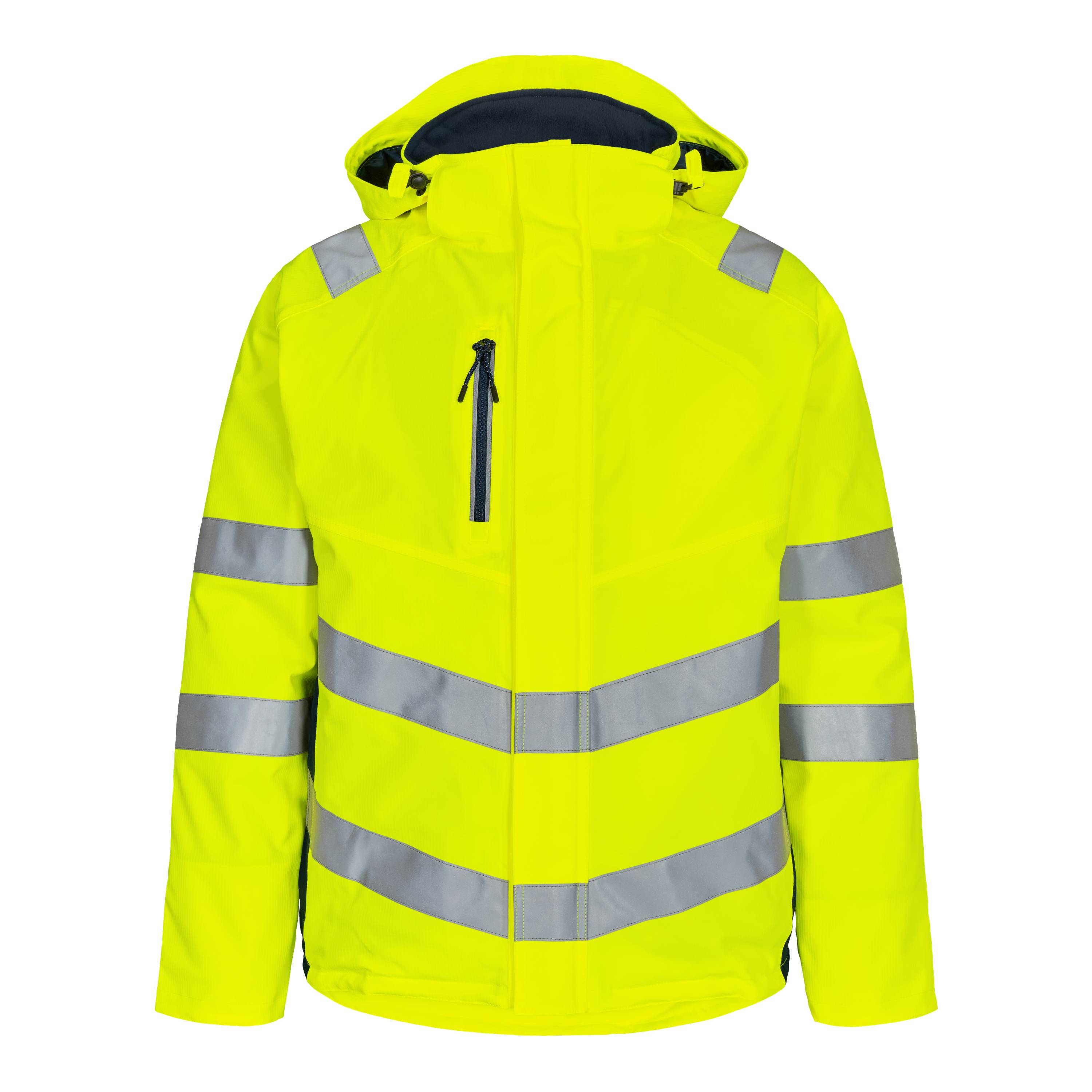 Safety Winterjacke, Gelb/Blue Ink, Gr. 6XL