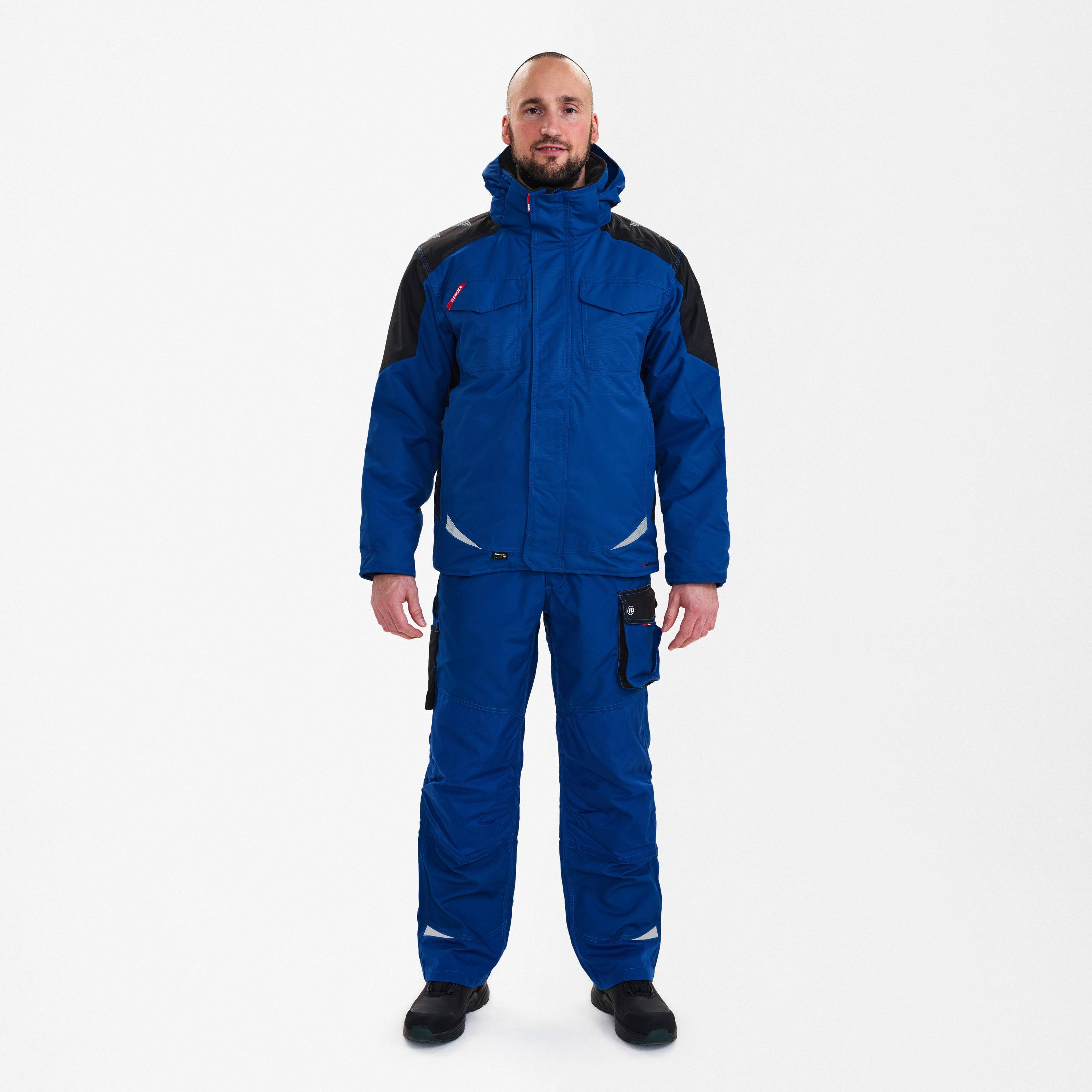 F. Engel Galaxy Winterjacke Surfer Blue/Schwarz, Gr. L-1
