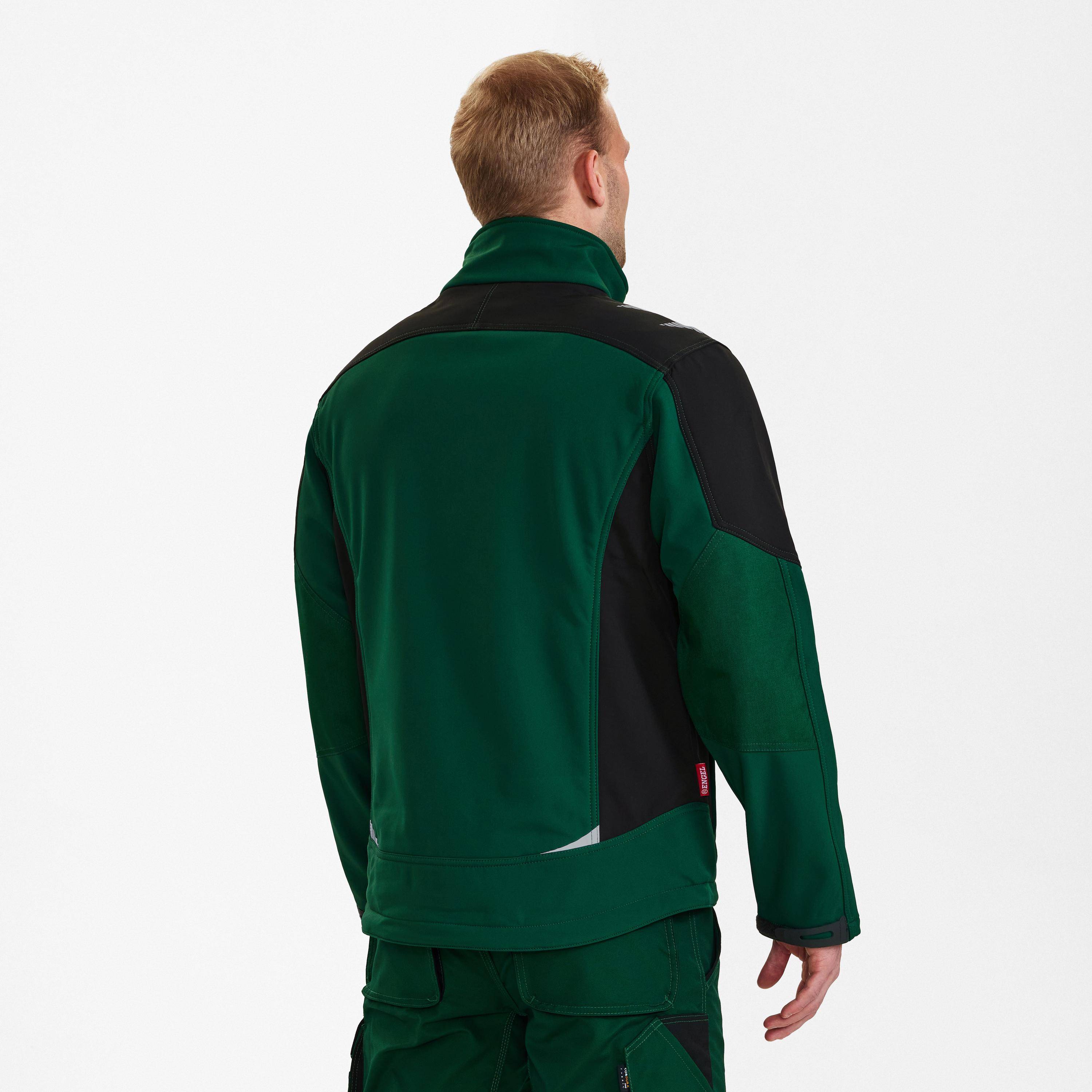 F. Engel Galaxy Softshelljacke Grün/Schwarz, Gr. M-2