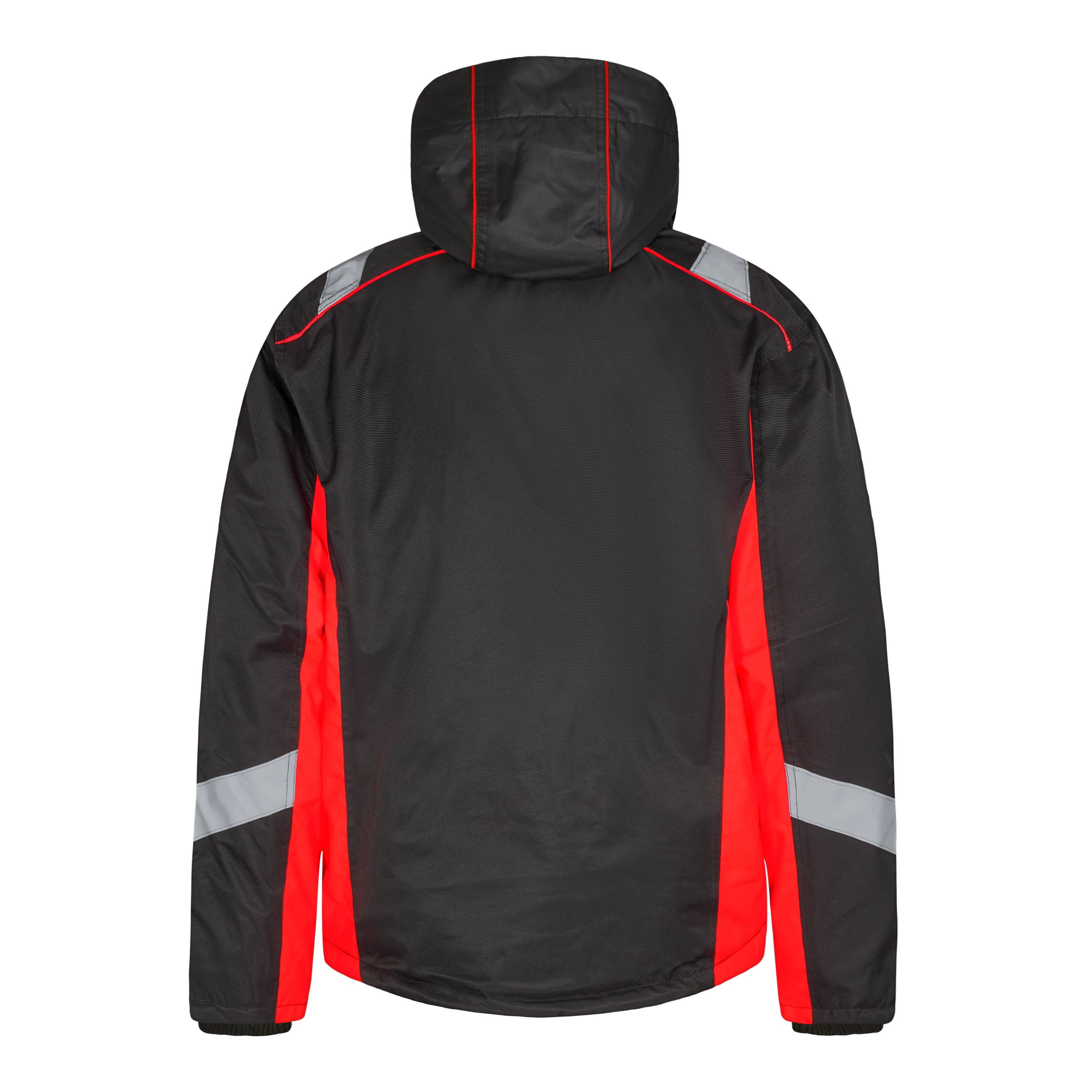 Cargo Winterjacke, Schwarz/Rot, Gr. L-3