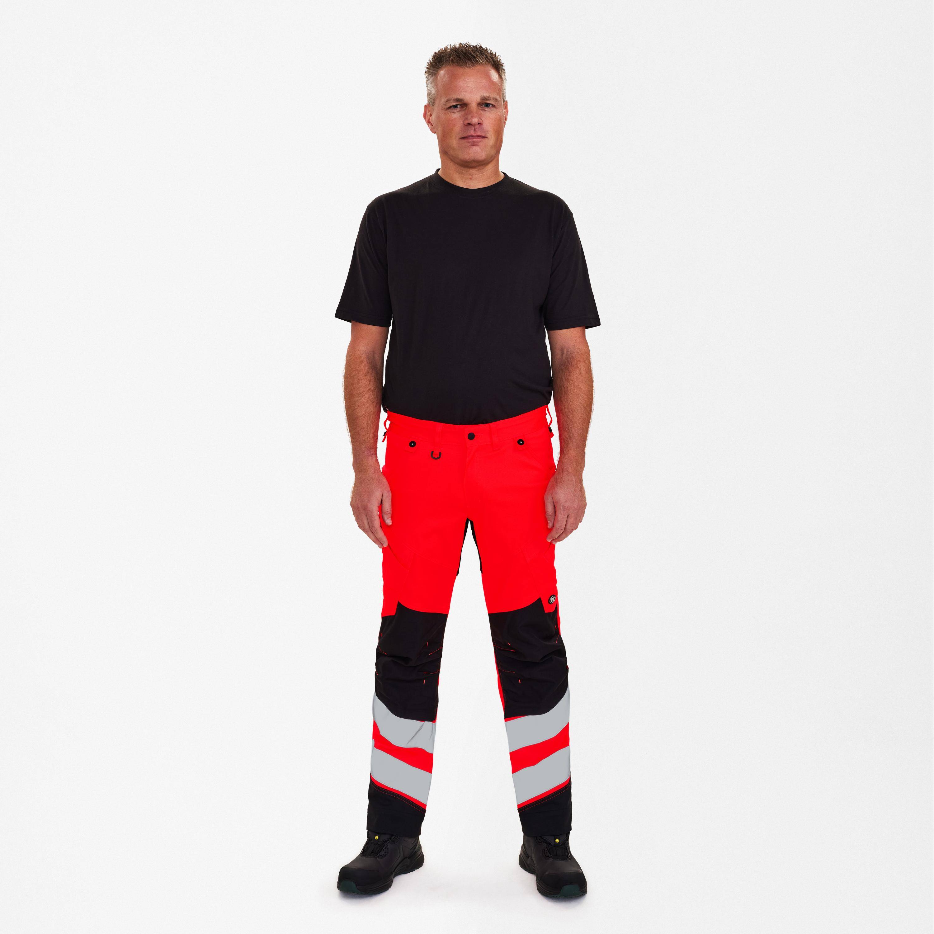 Safety Hose, Rot/Schwarz, Gr. 36