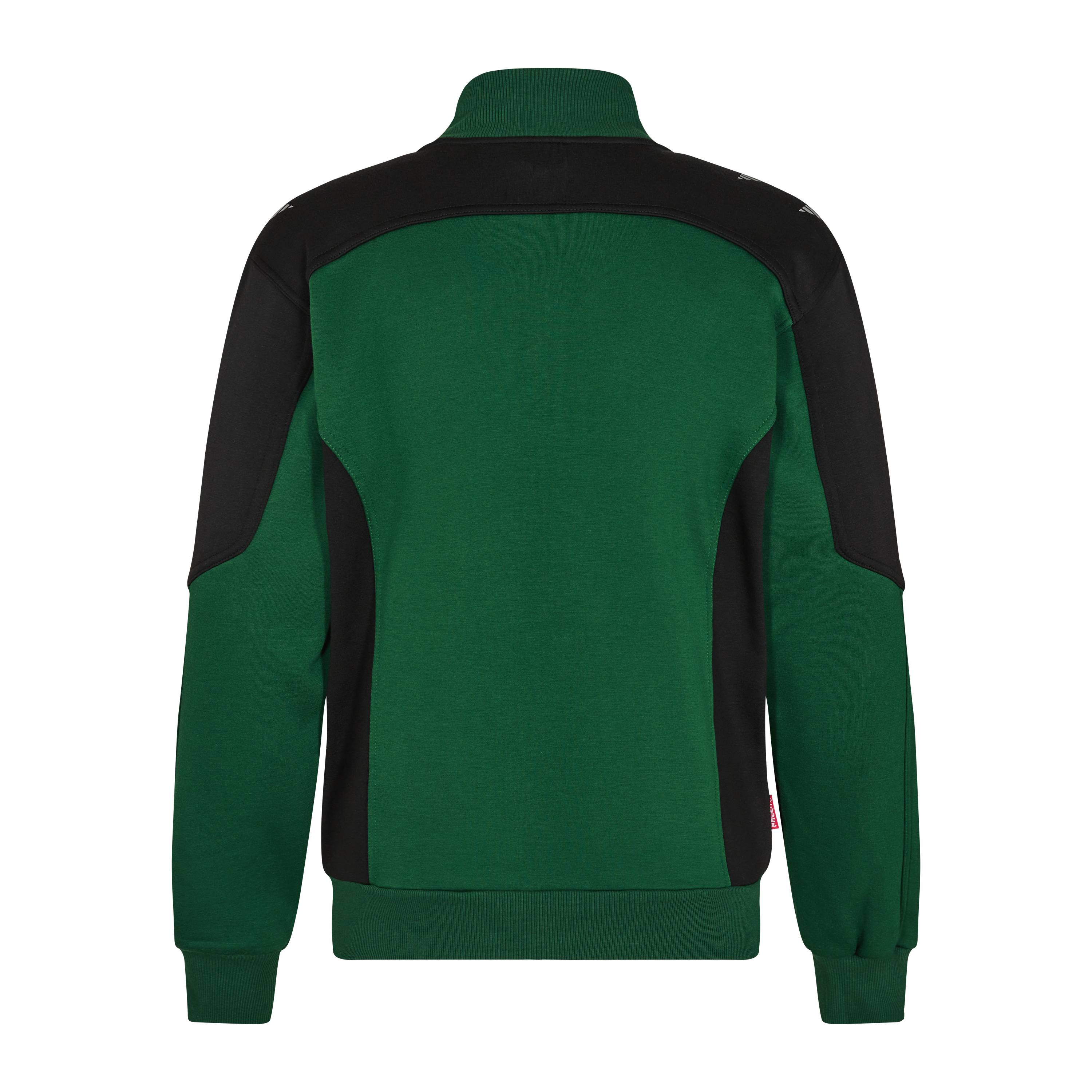 F. Engel Galaxy Sweatcardigan mit Kragen Grün/Schwarz, Gr. S-3