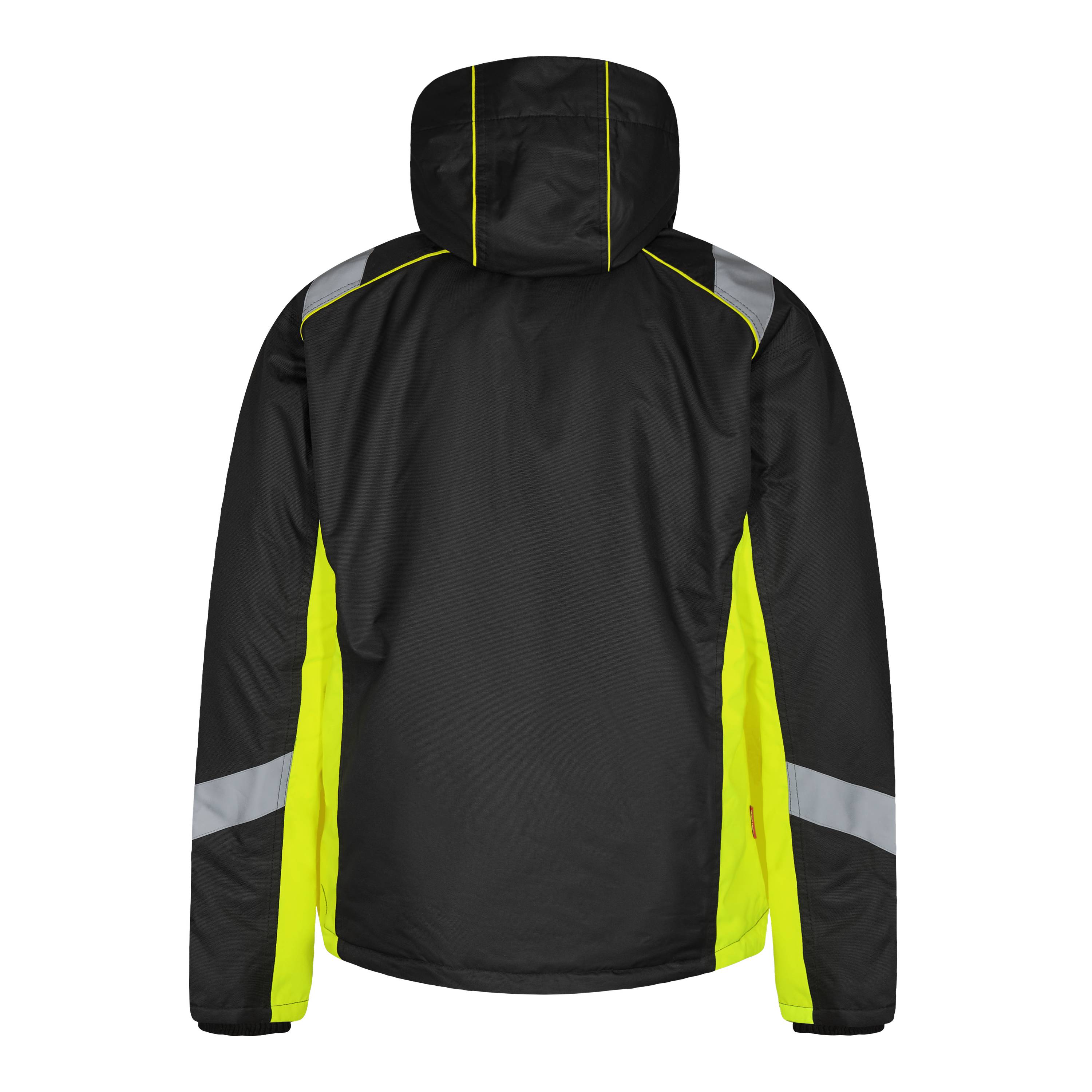 F. Engel Cargo Winterjacke Schwarz/Gelb, Gr. 4XL-3
