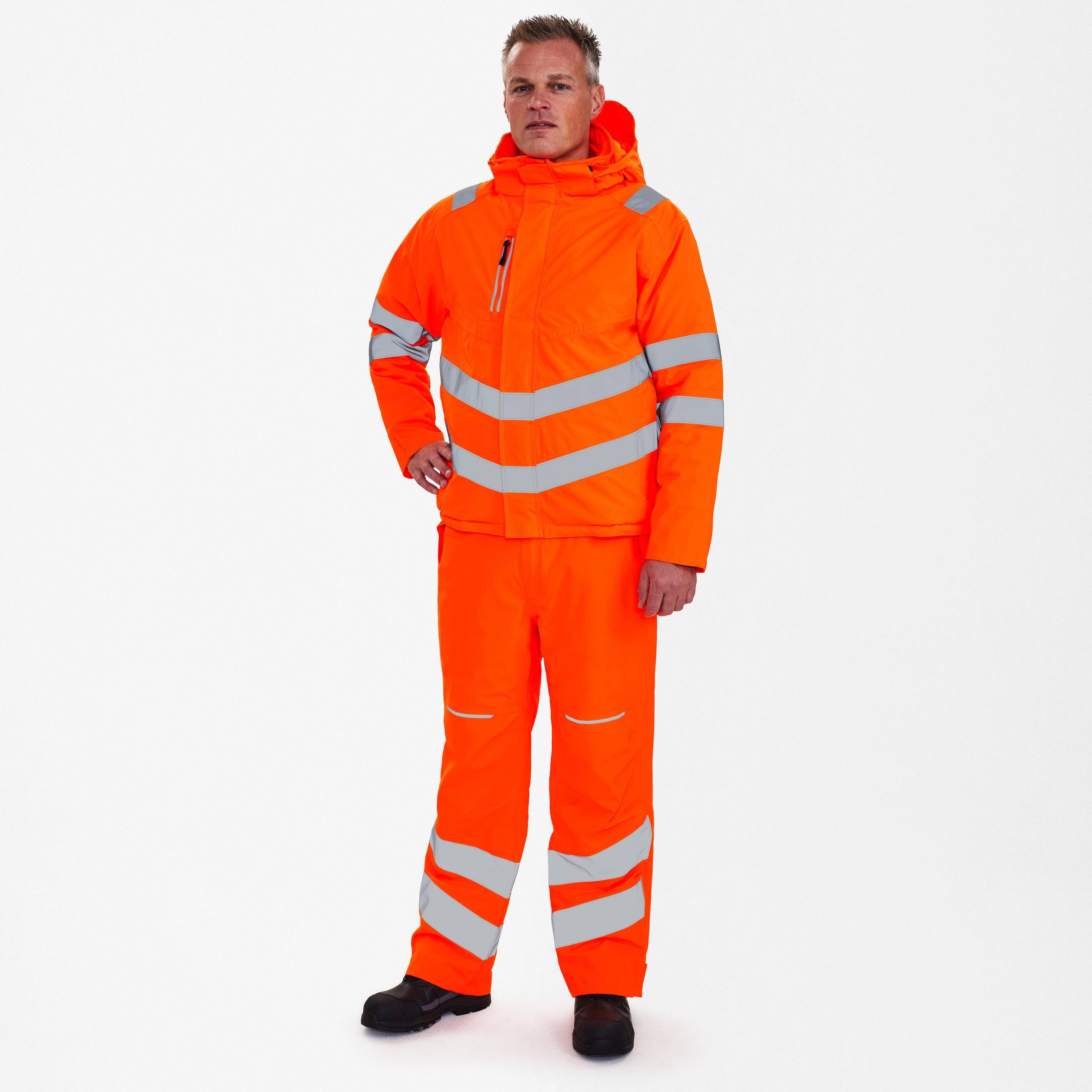 Safety Winterjacke, Orange, Gr. S