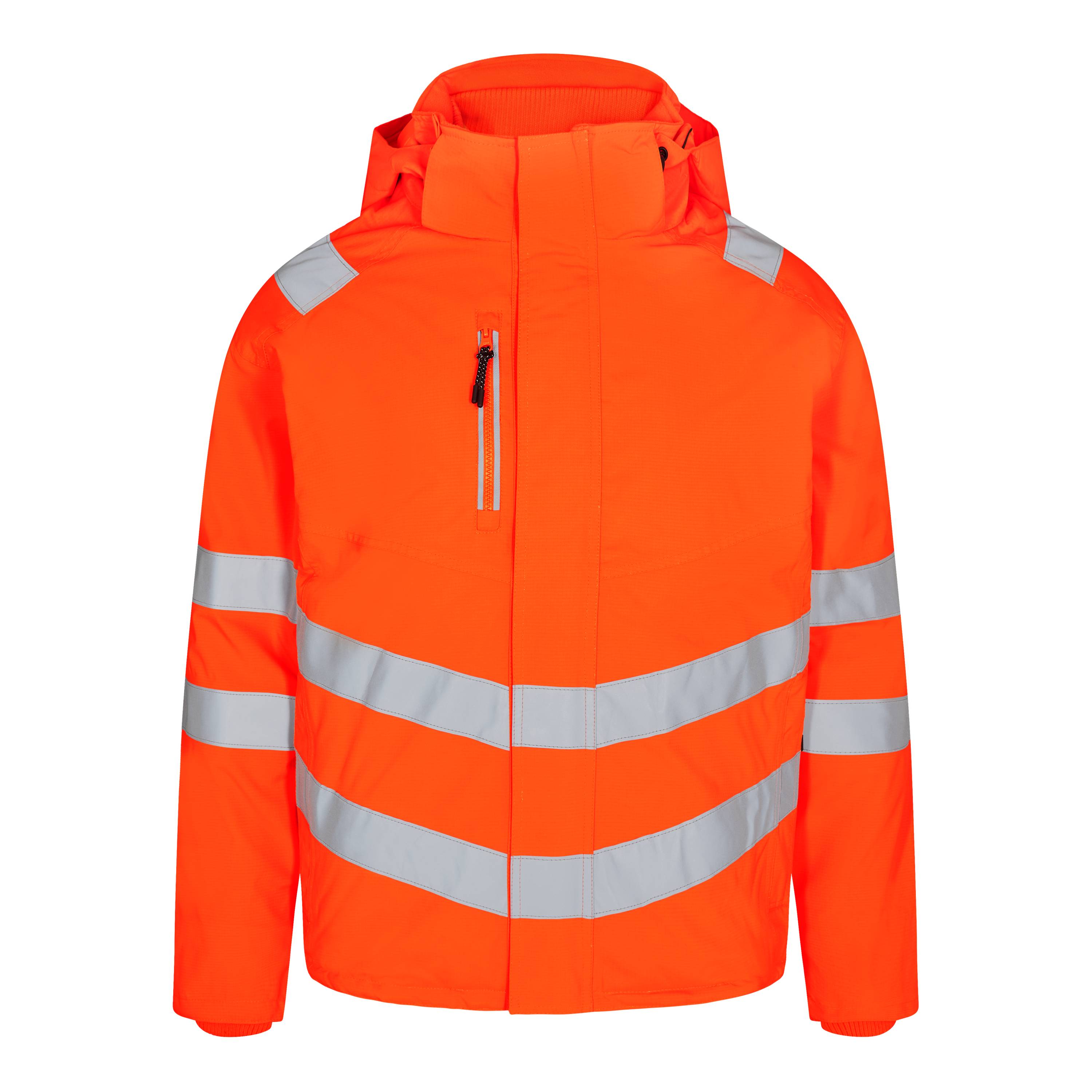 Safety Winterjacke, Orange, Gr. 2XL-1