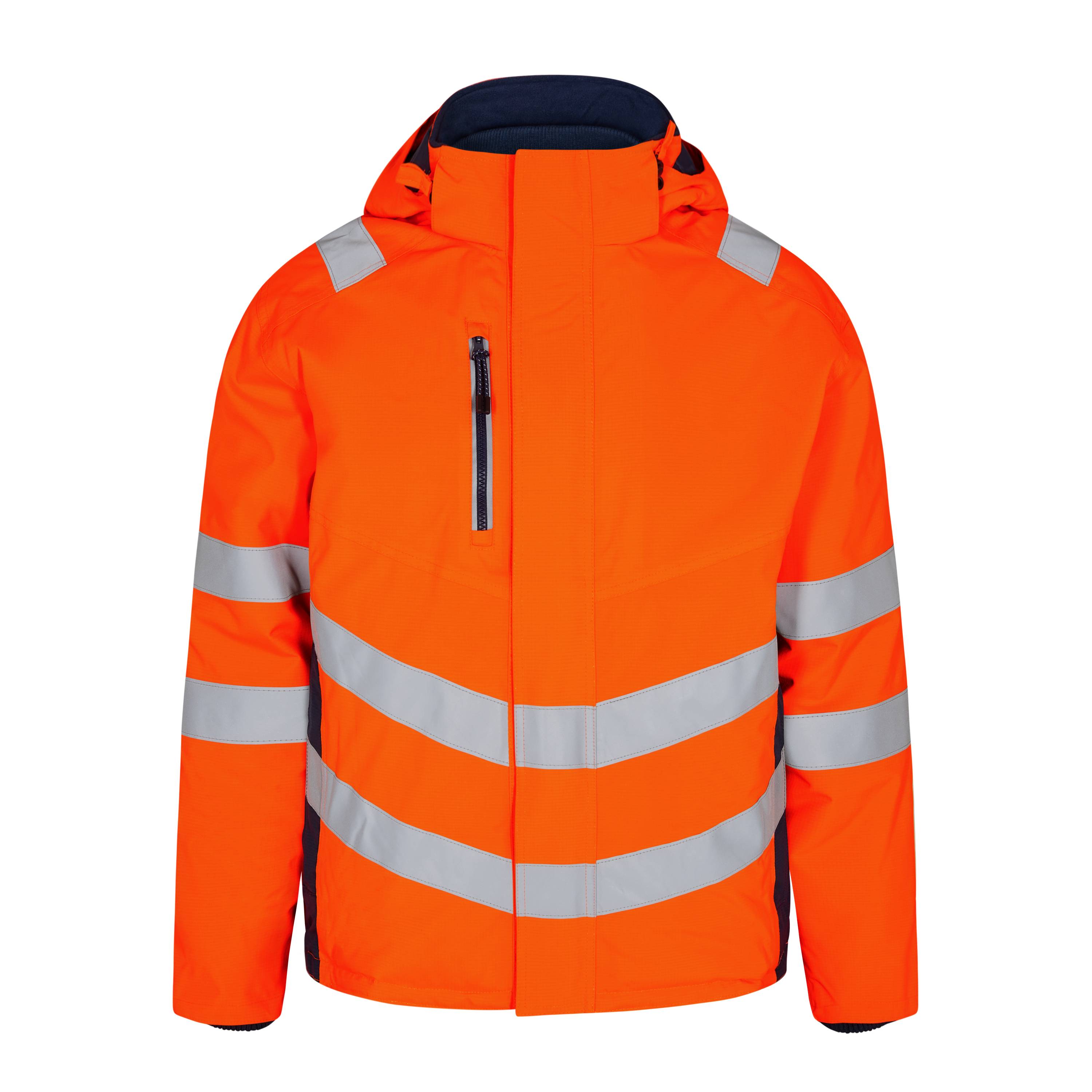 Safety Winterjacke, Orange/Blue ink, Gr. 6XL-1