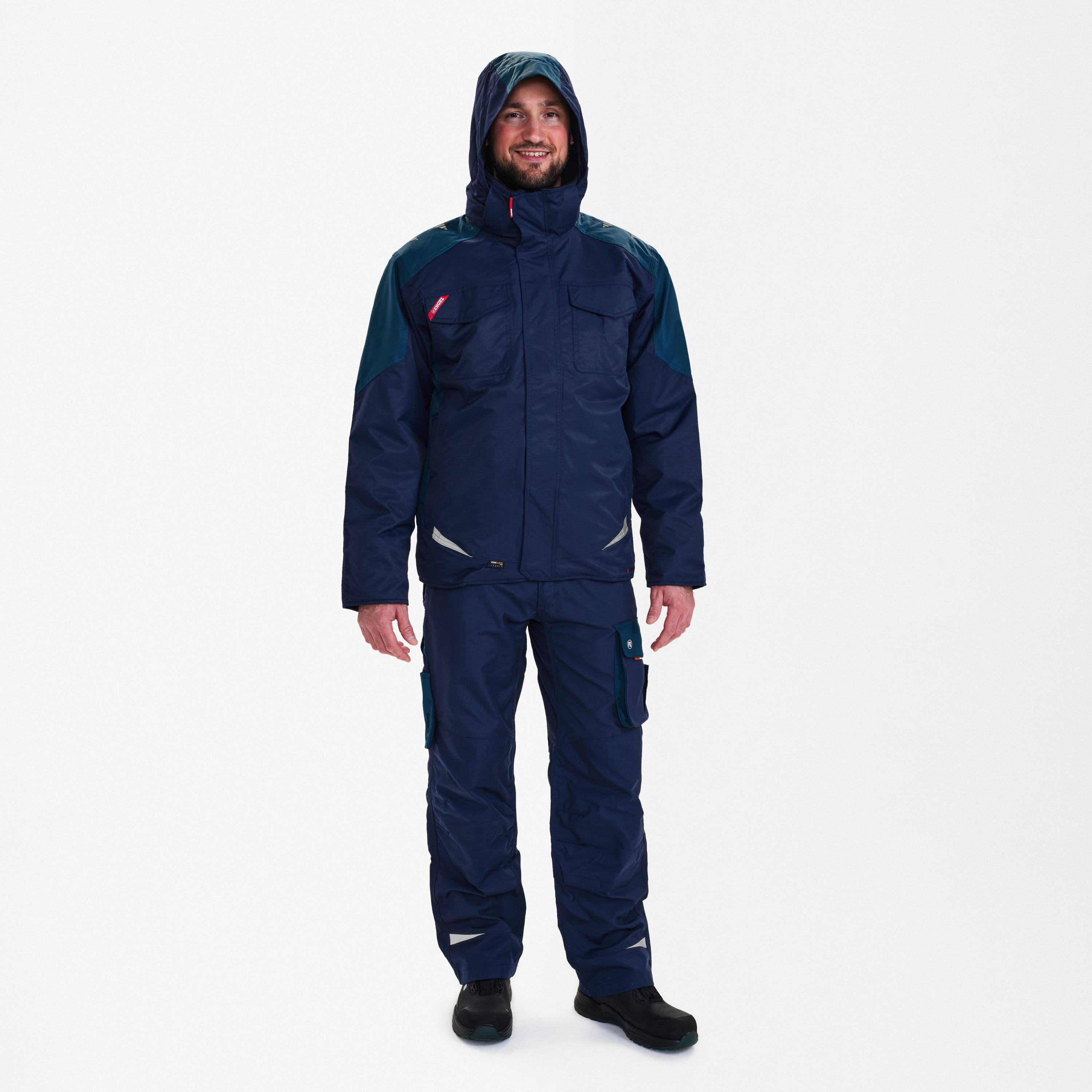F. Engel Galaxy Winterjacke Blue Ink/Dark Petrol, Gr. 2XL-1