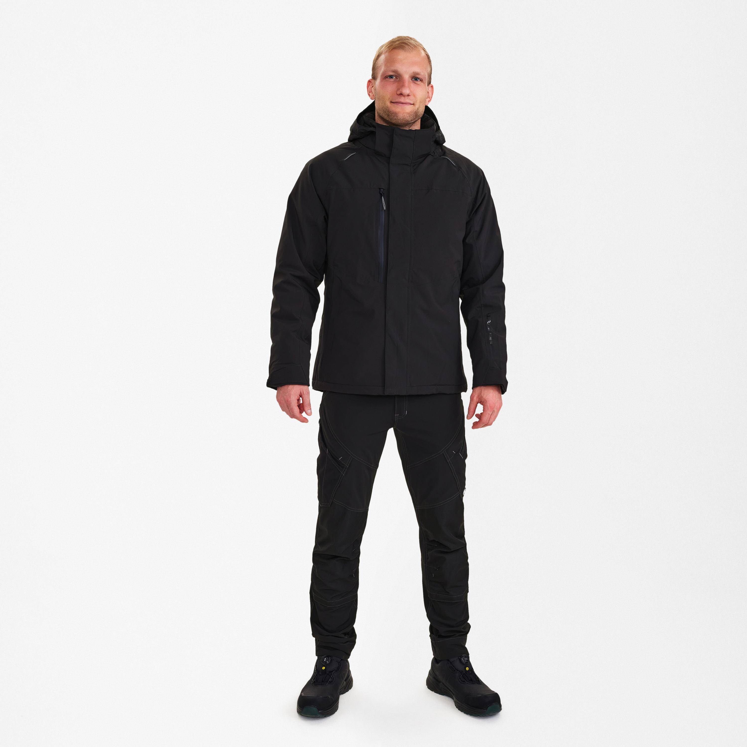 F. Engel X-treme Winterjacke Schwarz, Gr. 5XL