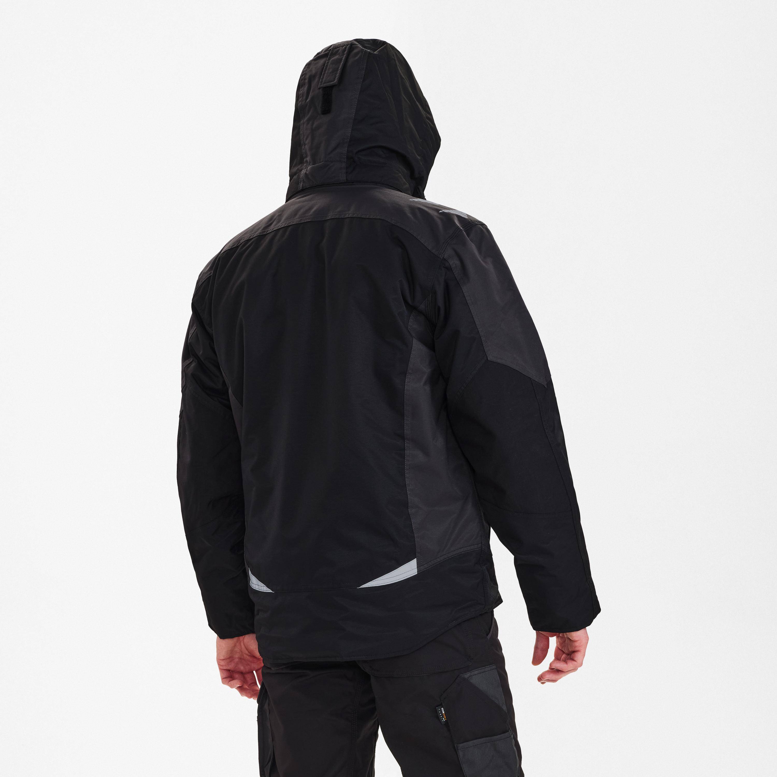 F. Engel Galaxy Winterjacke Schwarz/Anthrazit Grau, Gr. 6XL-2