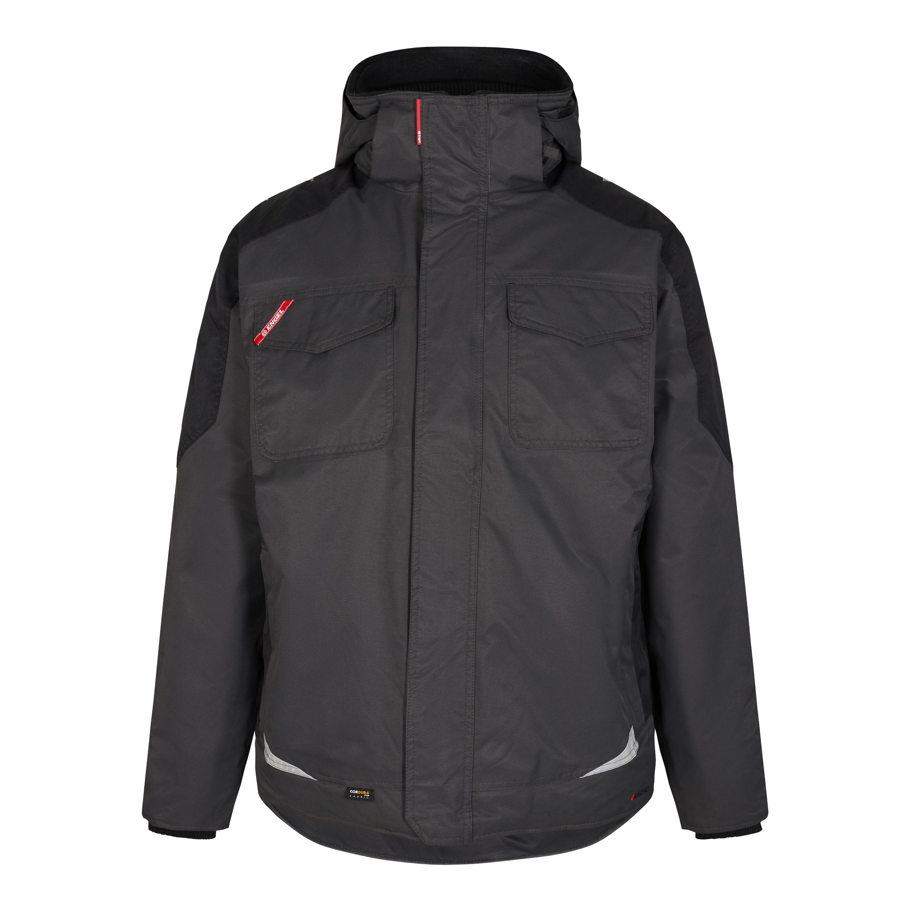 F. Engel Galaxy Winterjacke Anthrazitgrau/Schwarz, Gr. 6XL-0