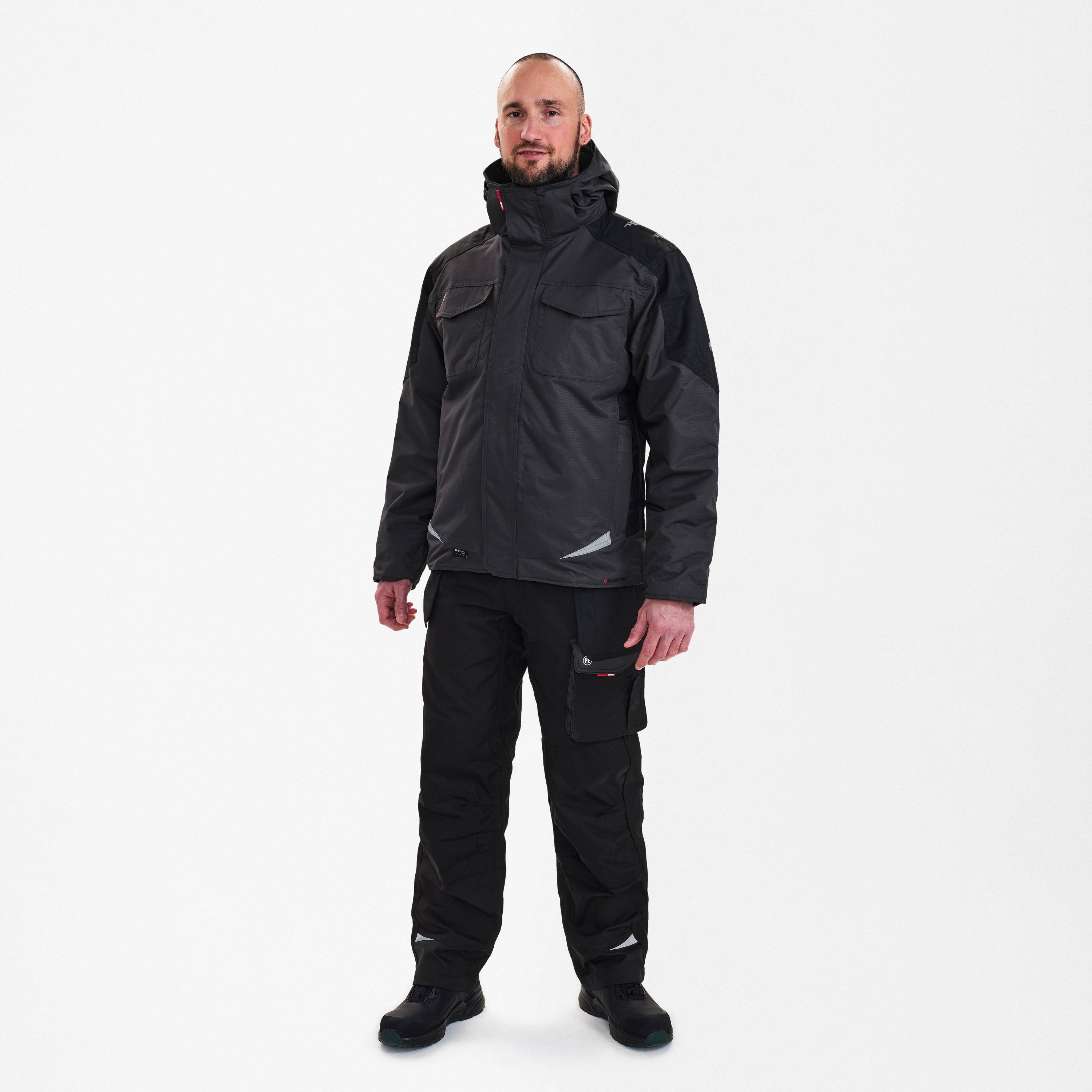 F. Engel Galaxy Winterjacke Anthrazitgrau/Schwarz, Gr. 6XL-1