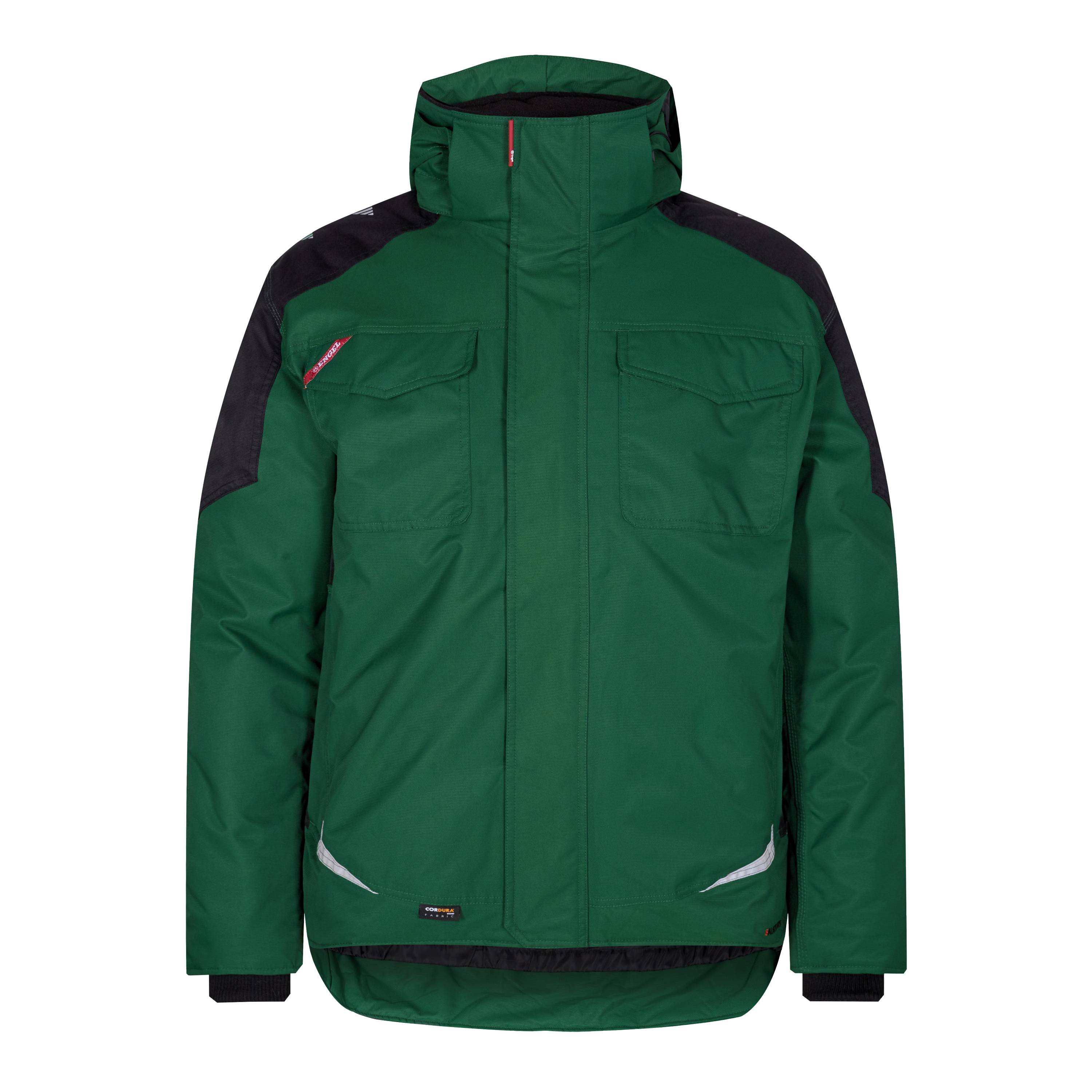 F. Engel Galaxy Winterjacke Grün/Schwarz, Gr. M