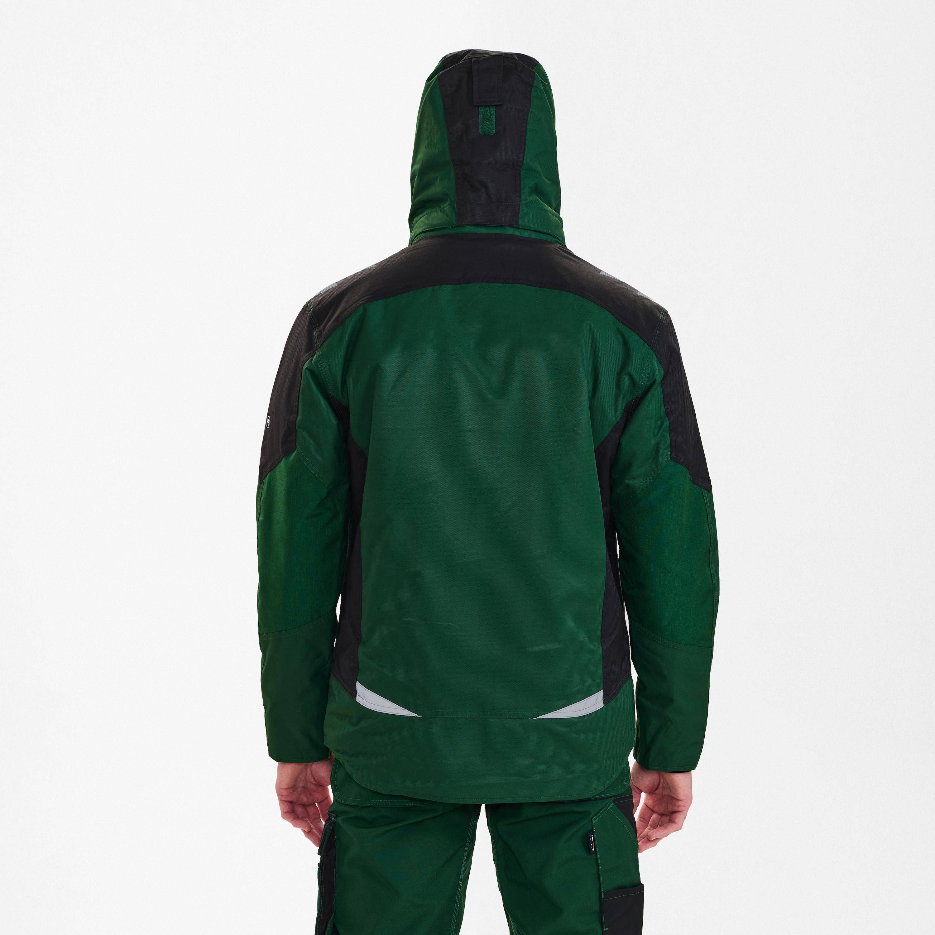 F. Engel Galaxy Winterjacke Grün/Schwarz, Gr. M-3