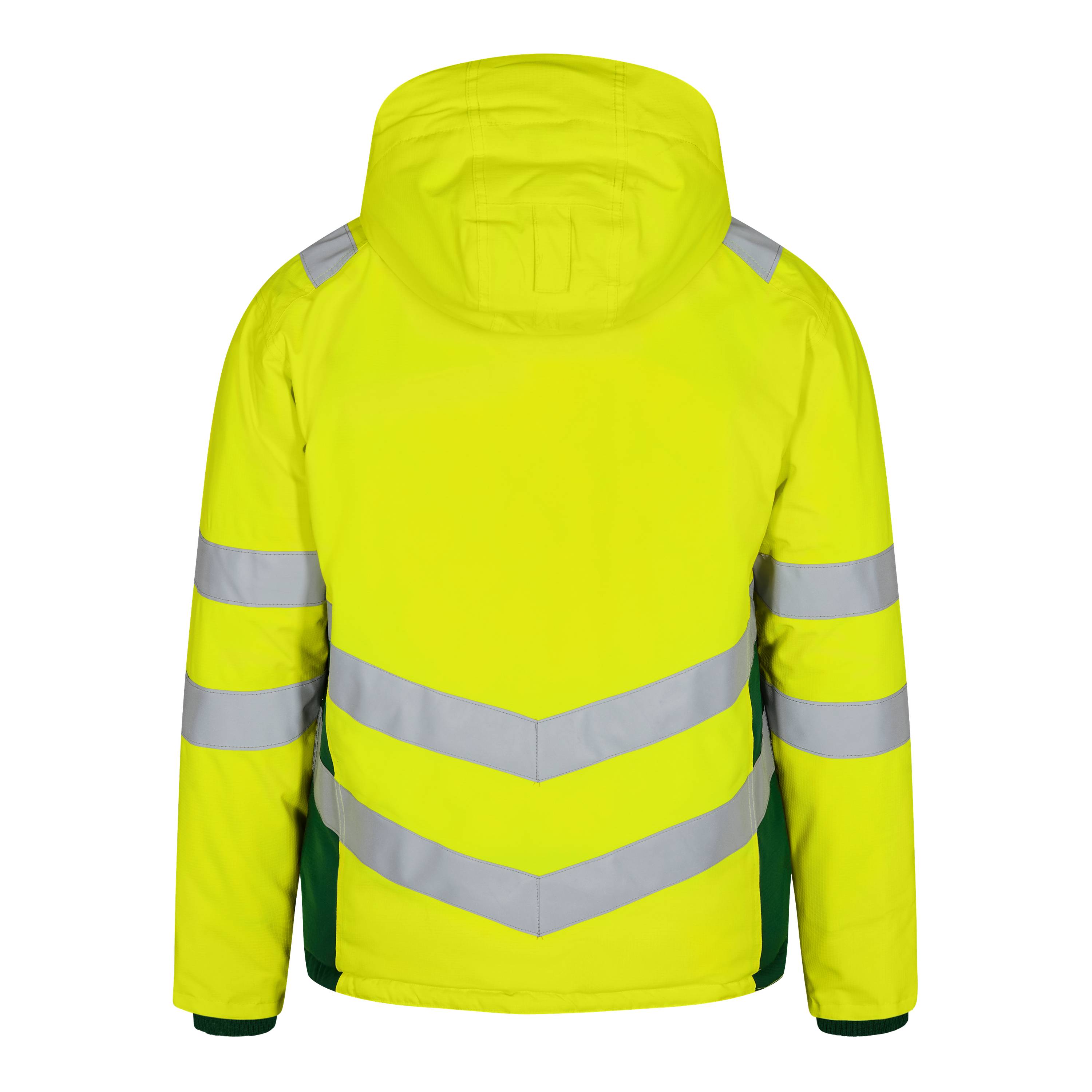 Safety Winterjacke, Gelb/Grün, Gr. 5XL-3