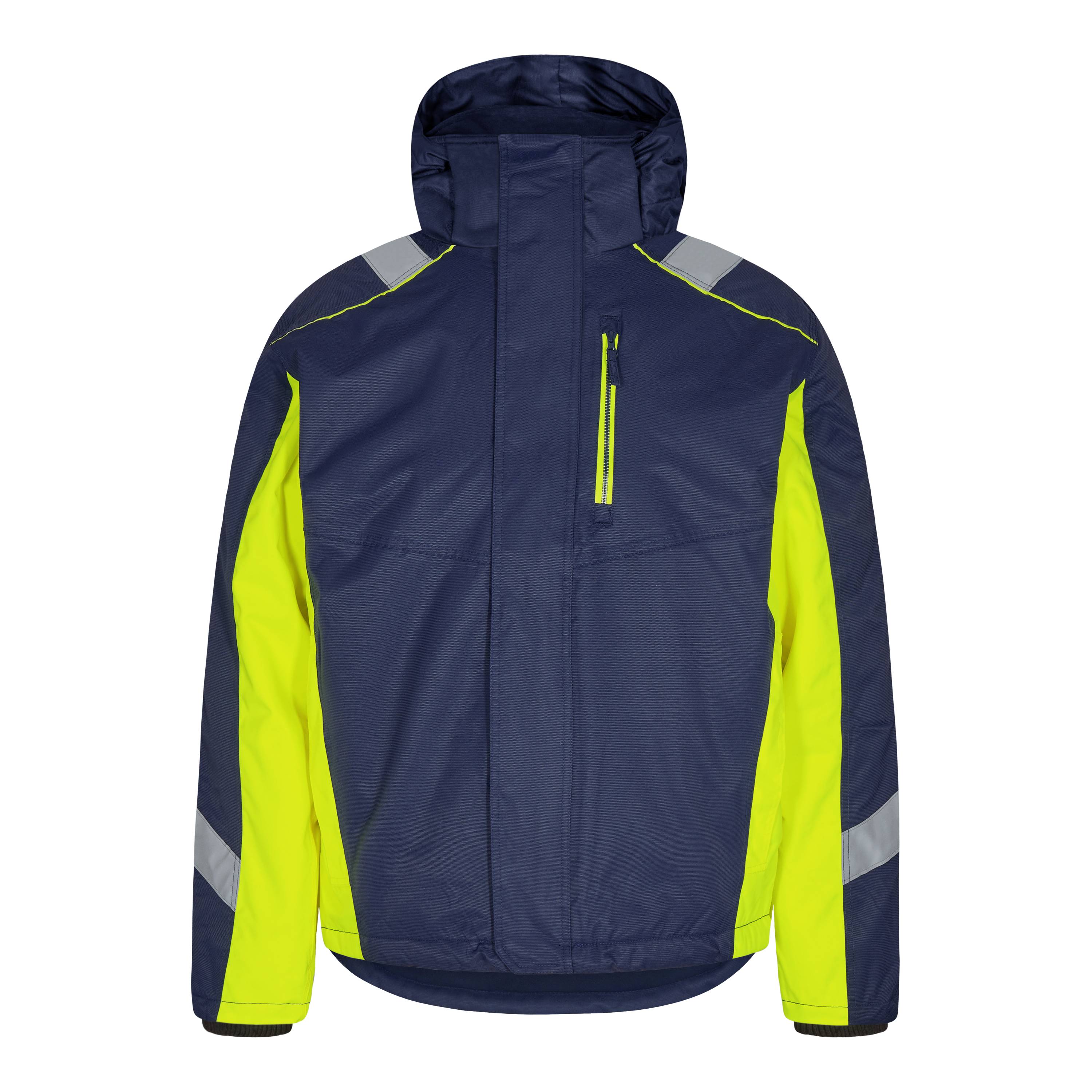 F. Engel Cargo Winterjacke Blue Ink/Gelb, Gr. 5XL-1