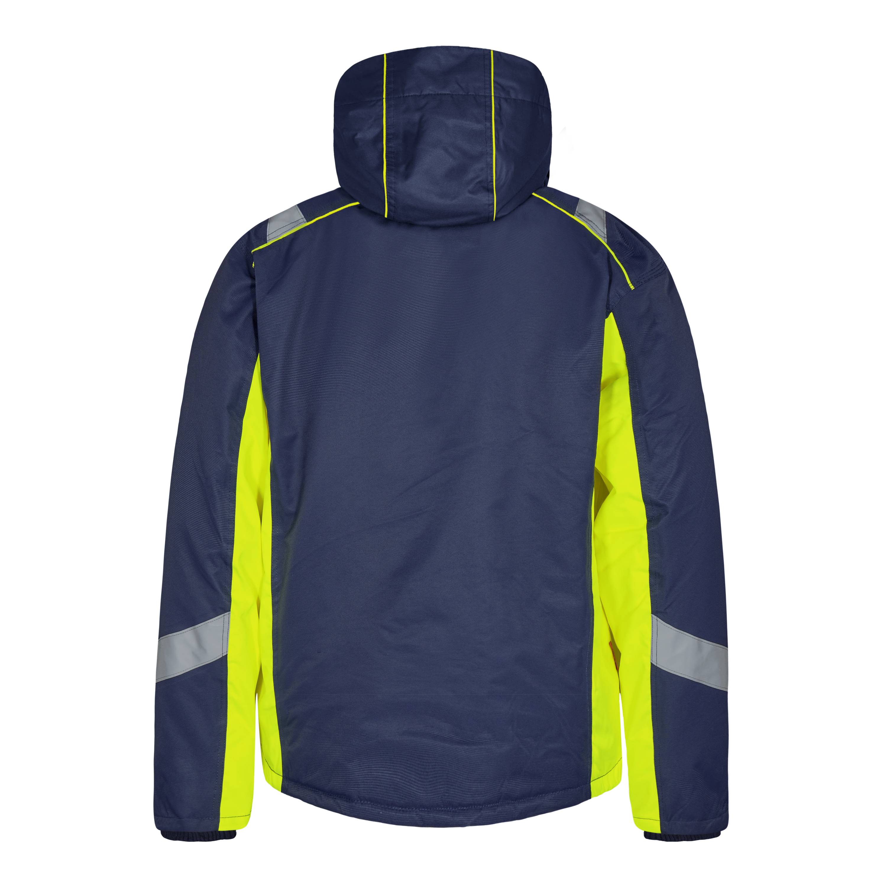 F. Engel Cargo Winterjacke Blue Ink/Gelb, Gr. 5XL-3