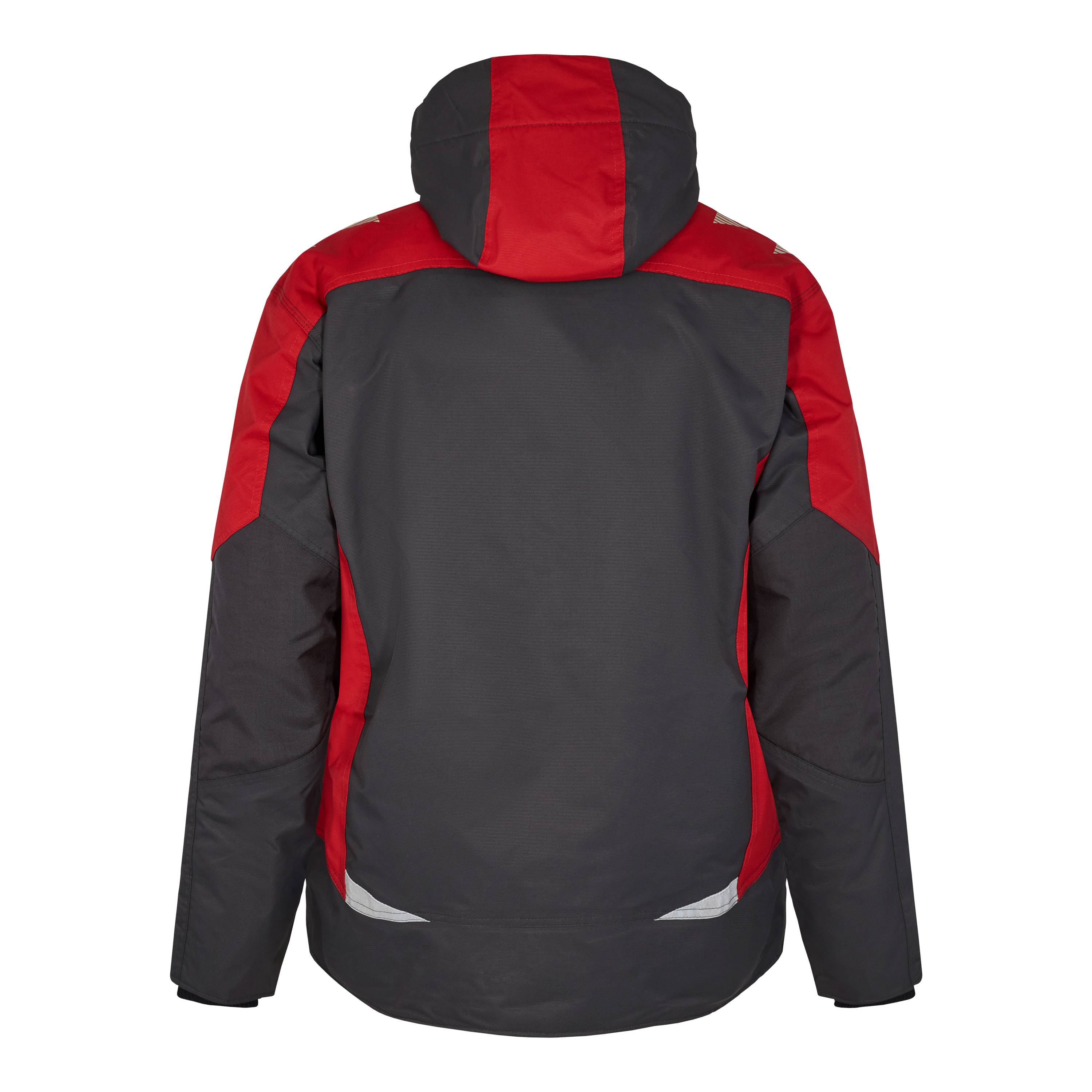 Galaxy Winterjacke, Anthrazit Grau/Tomato Red, Gr. S-2