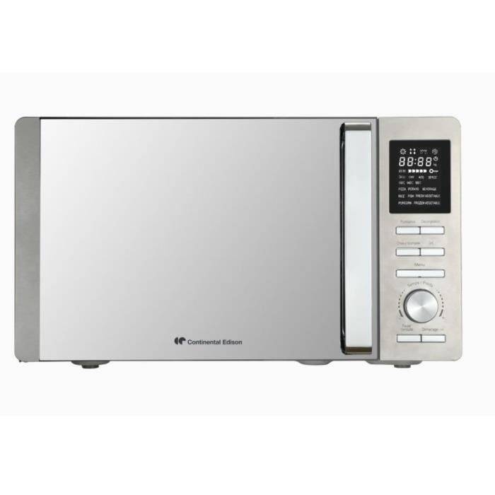 Mikrowelle mit Grill Continental Edison 900 w 25 L Silberfarben 900 W 25 L-0