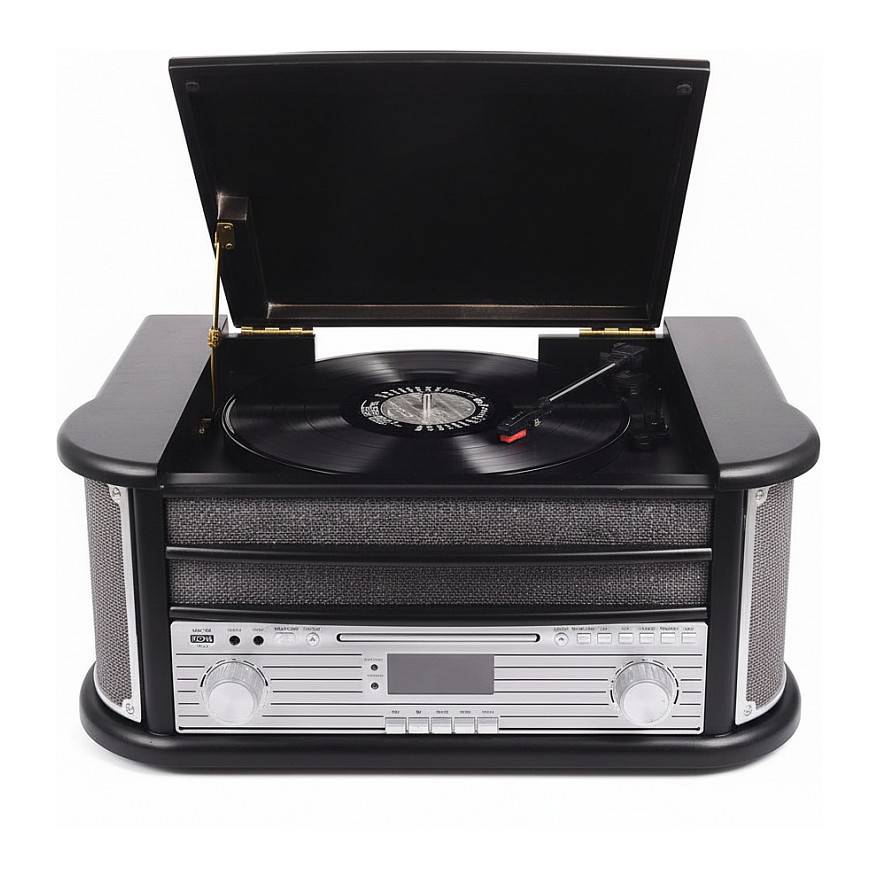 Denver MRD-51 BLACK audio turntable Audio & Video Soundsysteme-0
