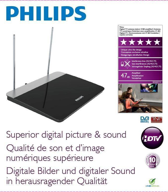 Philips SDV6227 - Antenne - Teller, Doppelte Dipole-1