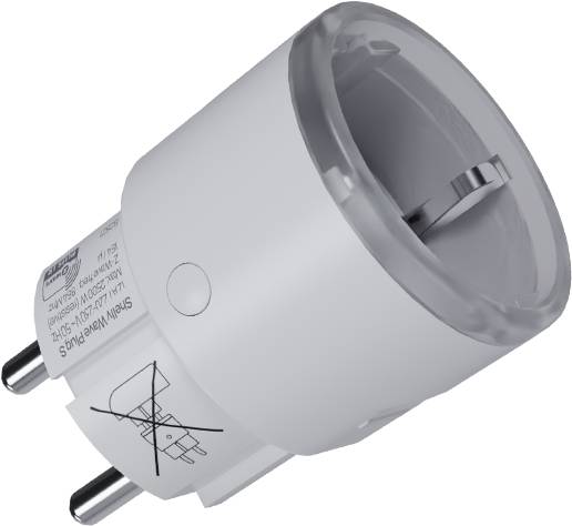 SHELLY - · Unterputz·""Wave Plug S White LR""· Z-Wave-0