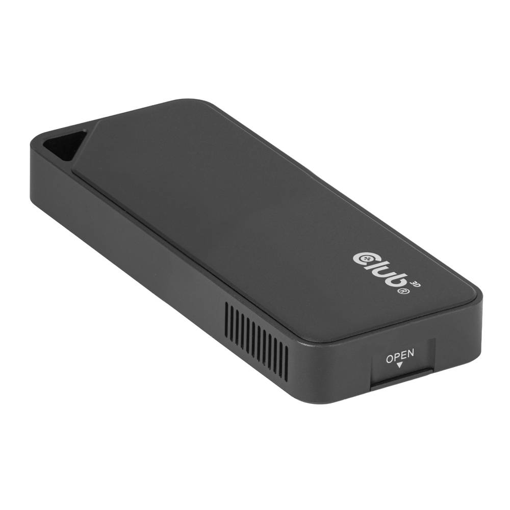 Club 3D M.2-SSD-Gehäuse mit Lüfter, NVMe, USB4-4