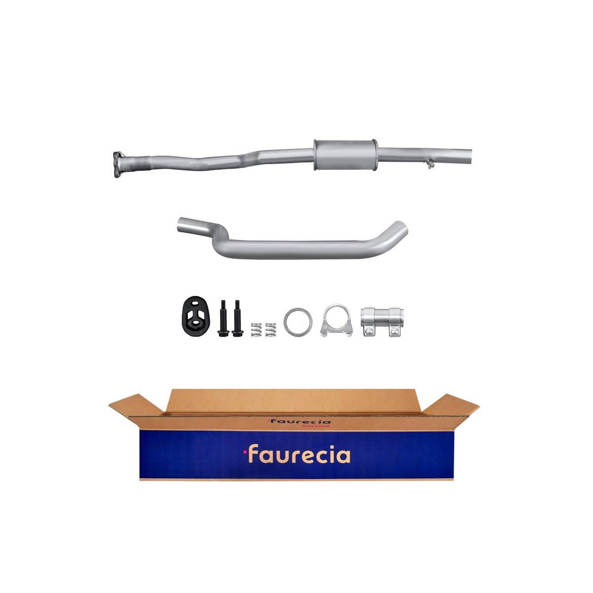 Mittelschalldämpfer FAURECIA IAM-Expertise passend für u.a. FORD ORION-0