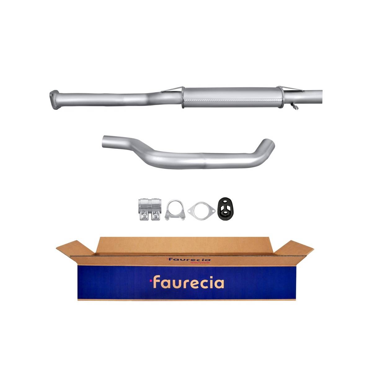 Mittelschalldämpfer FAURECIA IAM-Expertise für u.a. FORD ESCORT-0