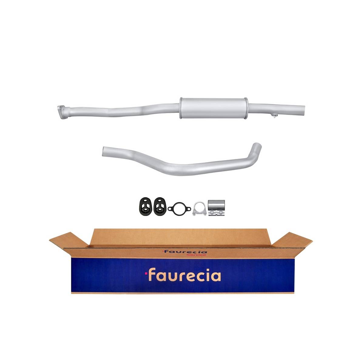 Mittelschalldämpfer FAURECIA IAM-Expertise für u.a. FORD ESCORT-0