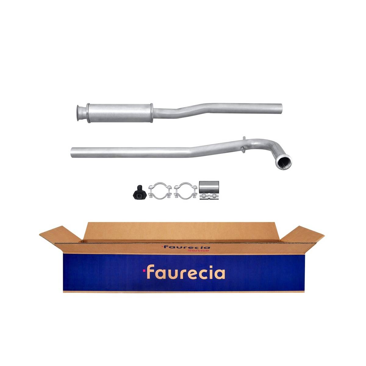 Mittelschalldämpfer FAURECIA IAM-Expertise passend für u.a. RENAULT 19-0