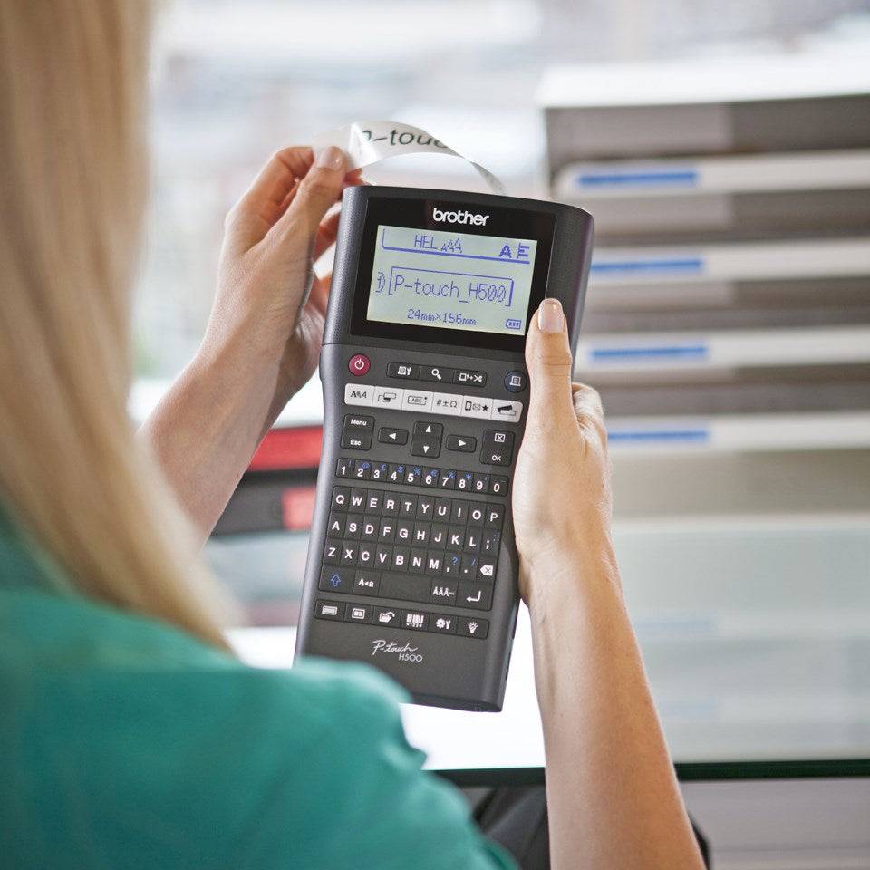 P-Touch PT-H500 - Beschriftungsgerät - s/w - Thermotransfer - Rolle (2,4 cm)-2