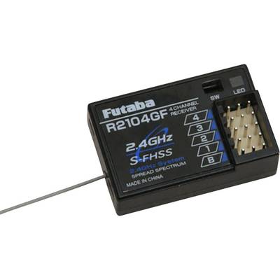 Futaba R2104GF 4-Kanal Empfänger 2,4 GHz Stecksystem Futaba