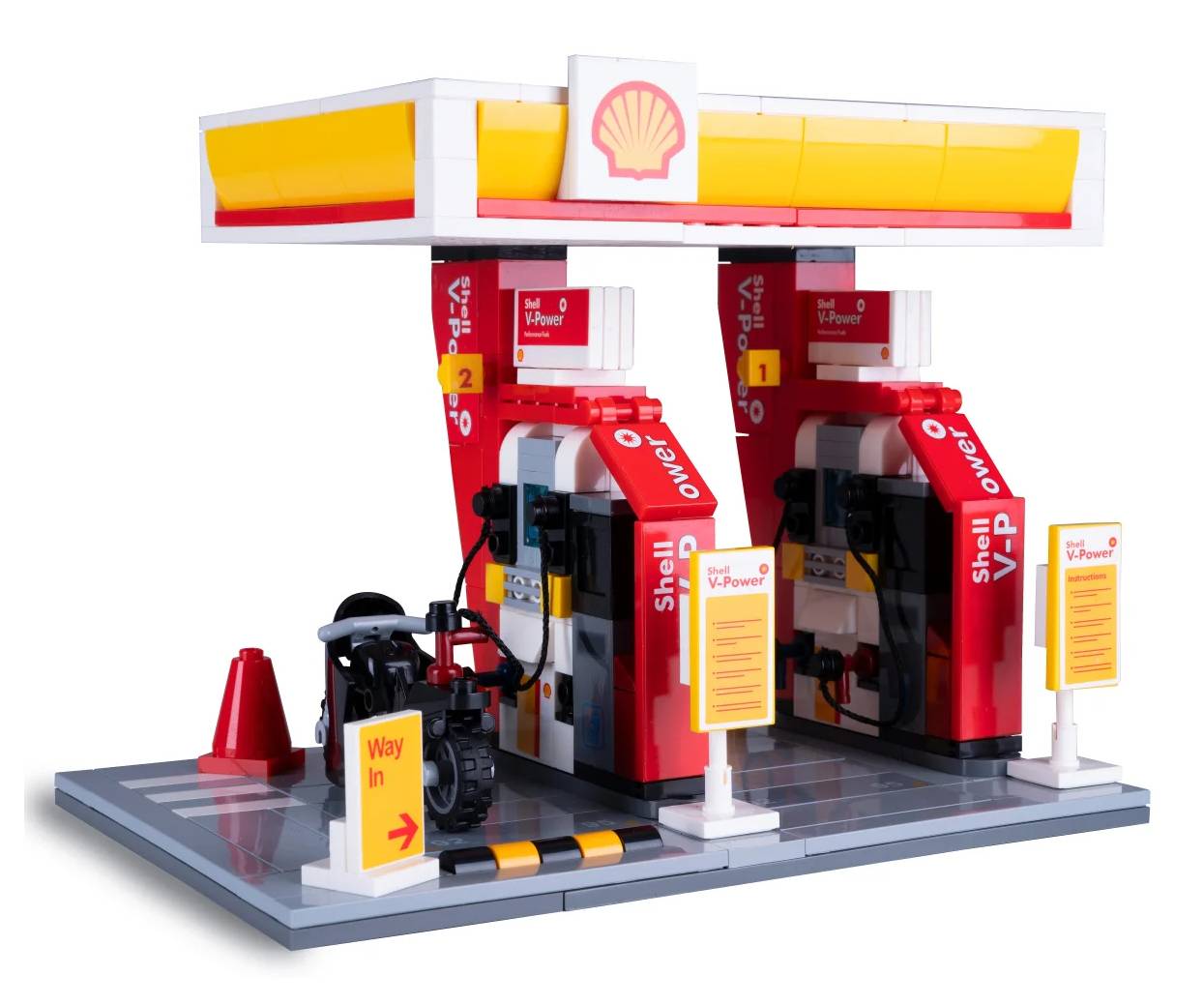 Jamara CaDA Shell Gas station, Bausatz, 8 Jahr(e), 305 Stück(e), 590 g-0