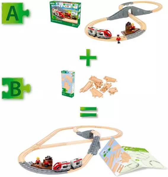 Ravensburger BRIO Schienen Starter Sortiment B, Schienensatz, 3 Jahr(e), Beige-1