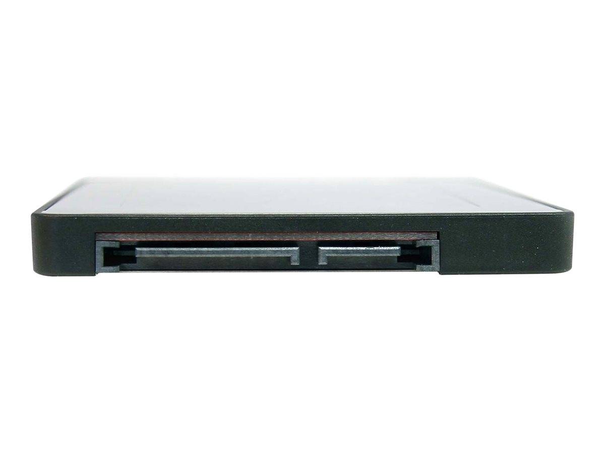 StarTech.com 2,5 SATA auf Mini SATA Adapter - externes mSATA SSD Festplattengehäuse - Speichergehäuse - 2.5 (6.4 cm) --2