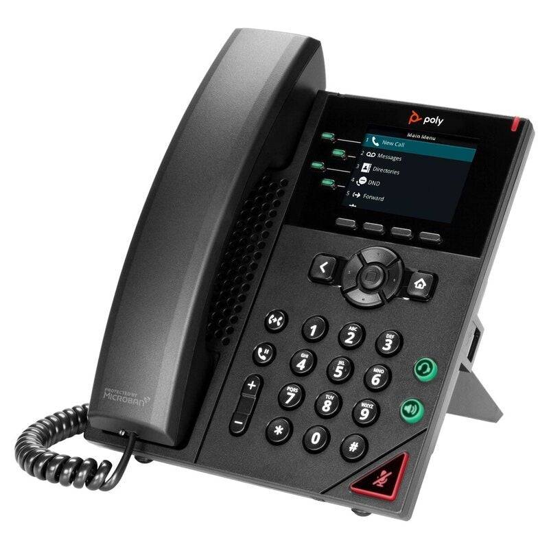 POLY - HP Poly VVX 250 - VoIP-Telefon - dreiweg Anruffunktion