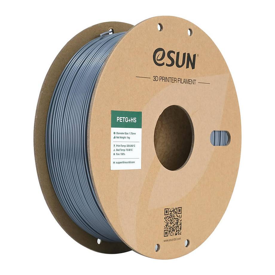 Esun ePETG+High Speed 1.75mm Grey 1kg-0