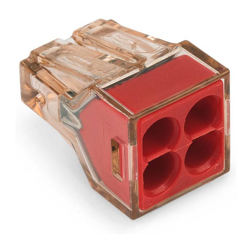 Wago Steckklemmen 773-604 4Leiter bis 4qmm Deckel rot-0