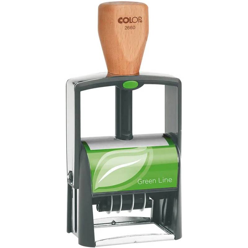 COLOP Datumstempel Classic 2660 Green Line, 6-zeilig-0