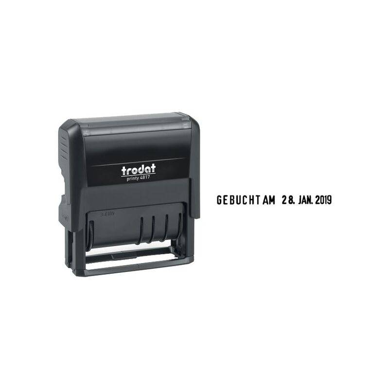 trodat Wortbandstempel Printy Dater 4817, mit Datum, schwarz-0